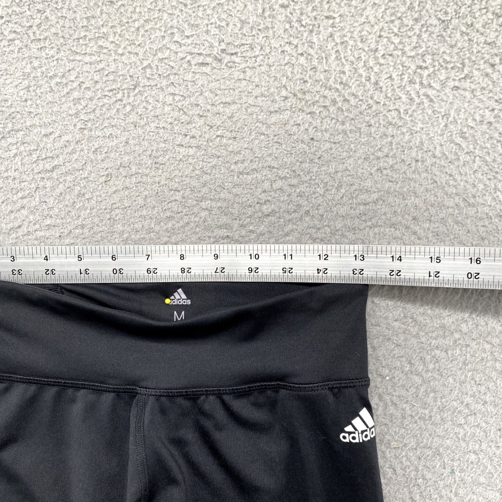 Adidas Adidas Climalite Black Ankle Legging Pants Women’s Medium Size M Black Leggings Workout Yoga Size 32" / US 10 / IT 46 - 4 Thumbnail