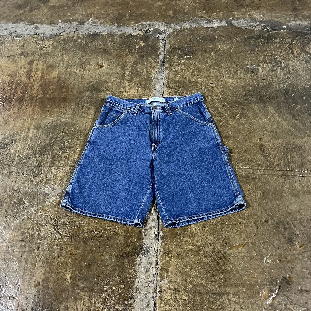 Carhartt × JNCO × Vintage Crazy Y2K Carhartt Style Baggy Jorts Workwear Skater Shorts Size US 34 / EU 50 - 2 Thumbnail