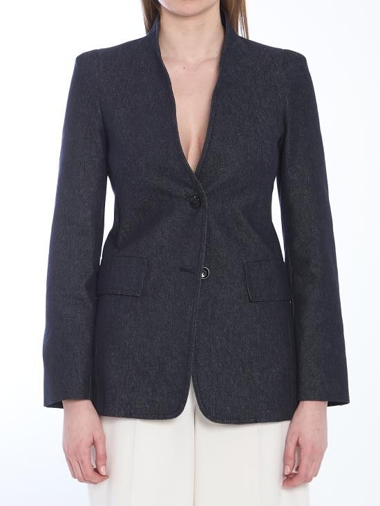 Max Mara MAX MARA Women Jackets 2511041093600 BLUE Size M / US 6-8 / IT 42-44 - 1 Thumbnail
