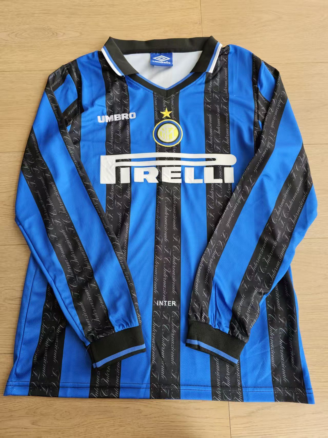 Other 1997 1998 Inter Milan Jersey Home Longsleeve Size US XXL / EU 58 / 5 - 1 Thumbnail