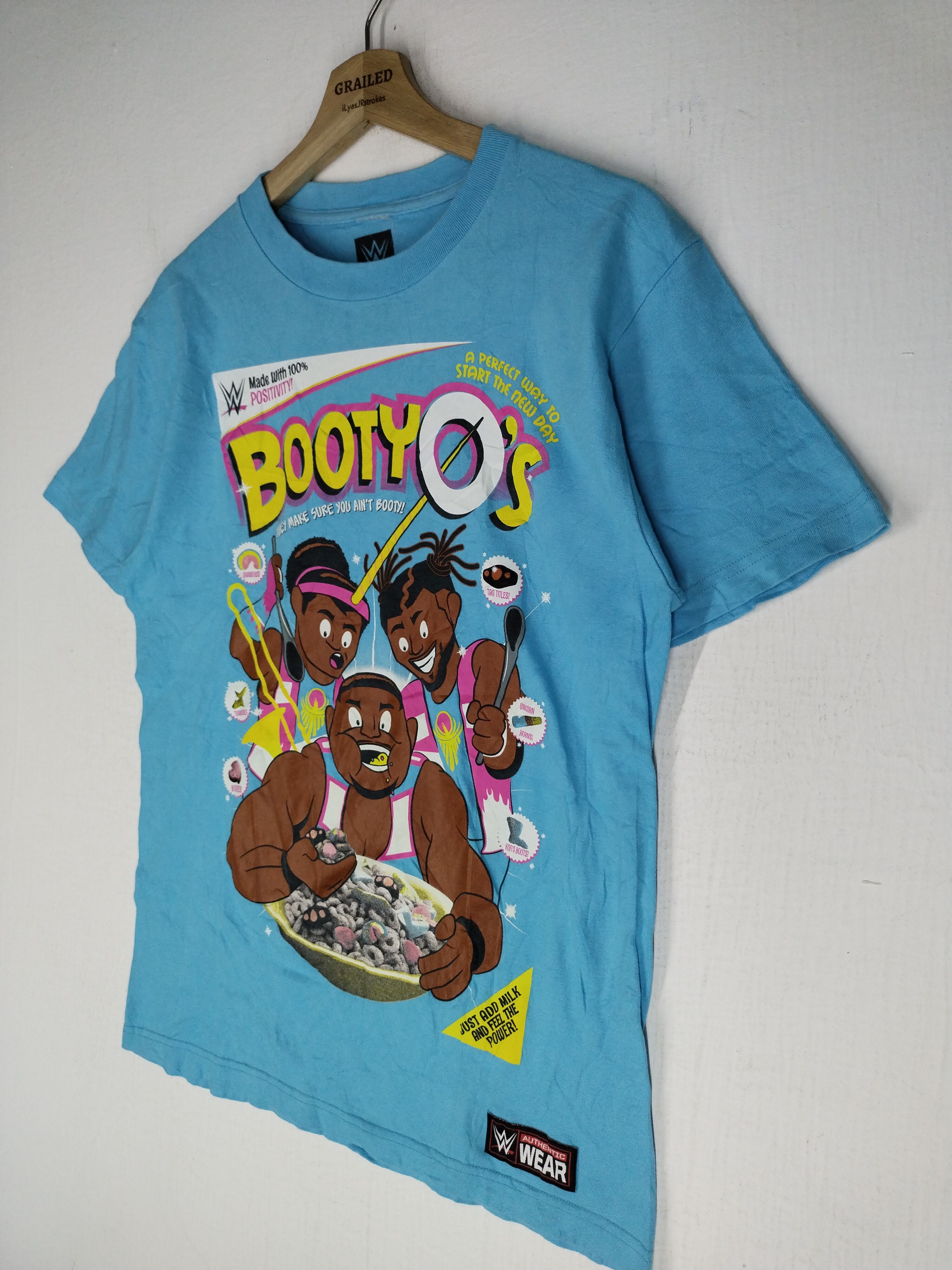 Japanese Brand Booty O's Cereal WWE Authentic Wear Tee Size US M / EU 48-50 / 2 - 2 Thumbnail