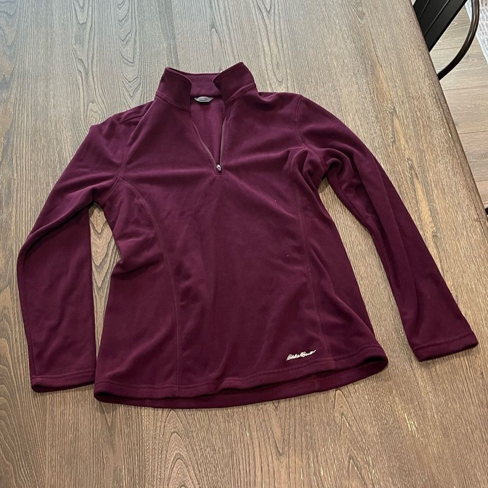 Eddie Bauer NWOT Eddie Bauer Plum Purple Pullover Fleece Jacket Size S Size S / US 4 / IT 40 - 1 Thumbnail