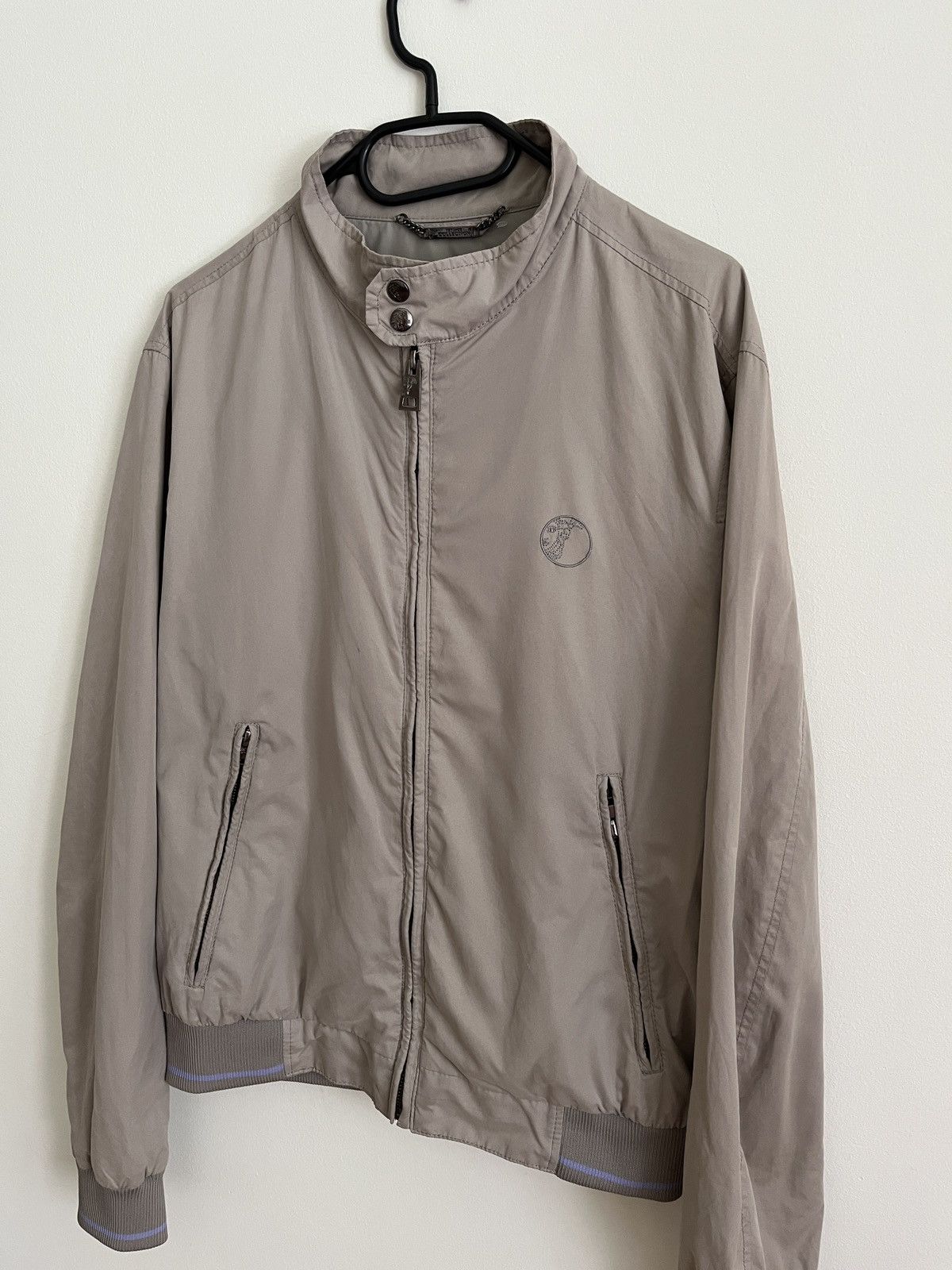 Versace Versace Collection Taupe Bomber Jacket - Size 48 Size M / US 6-8 / IT 42-44 - 2 Thumbnail