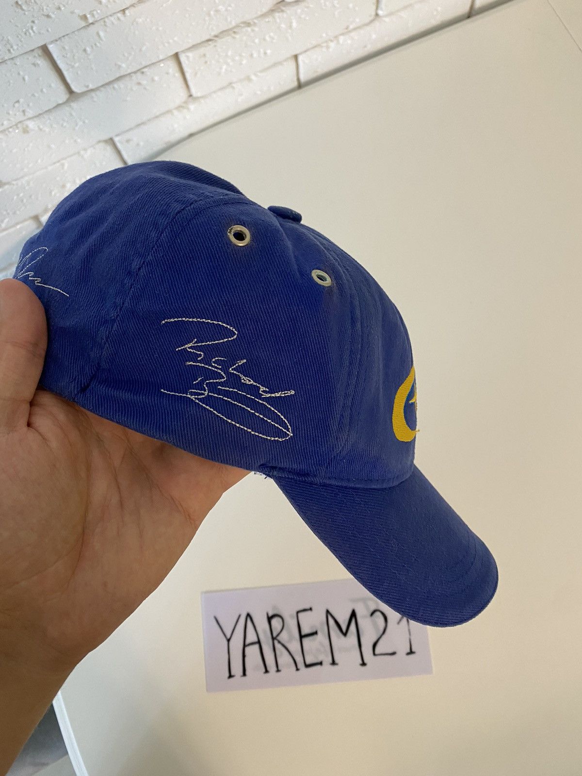 Vintage Subaru world rally team racing cap hat Size ONE SIZE - 3 Thumbnail