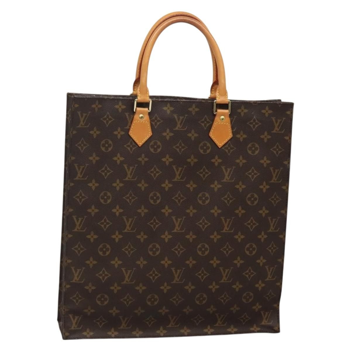 Louis Vuitton LOUIS VUITTON Monogram Sac Plat Hand Bag M51140 Size ONE SIZE - 1 Thumbnail