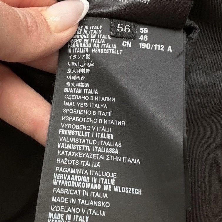 Prada 🧿kulit bison grain leather bomber jacket in black Size US XL / EU 56 / 4 - 6 Thumbnail