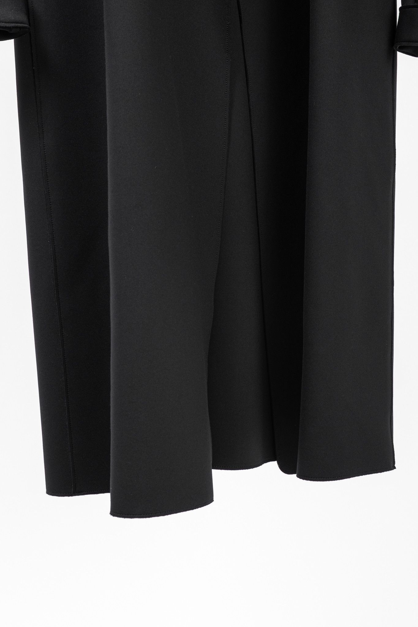 Marie Saint Pierre Marie Saint Pierre Neoprene Metallic-Neck Open-Front Coat Size L / US 10 / IT 46 - 8 Thumbnail