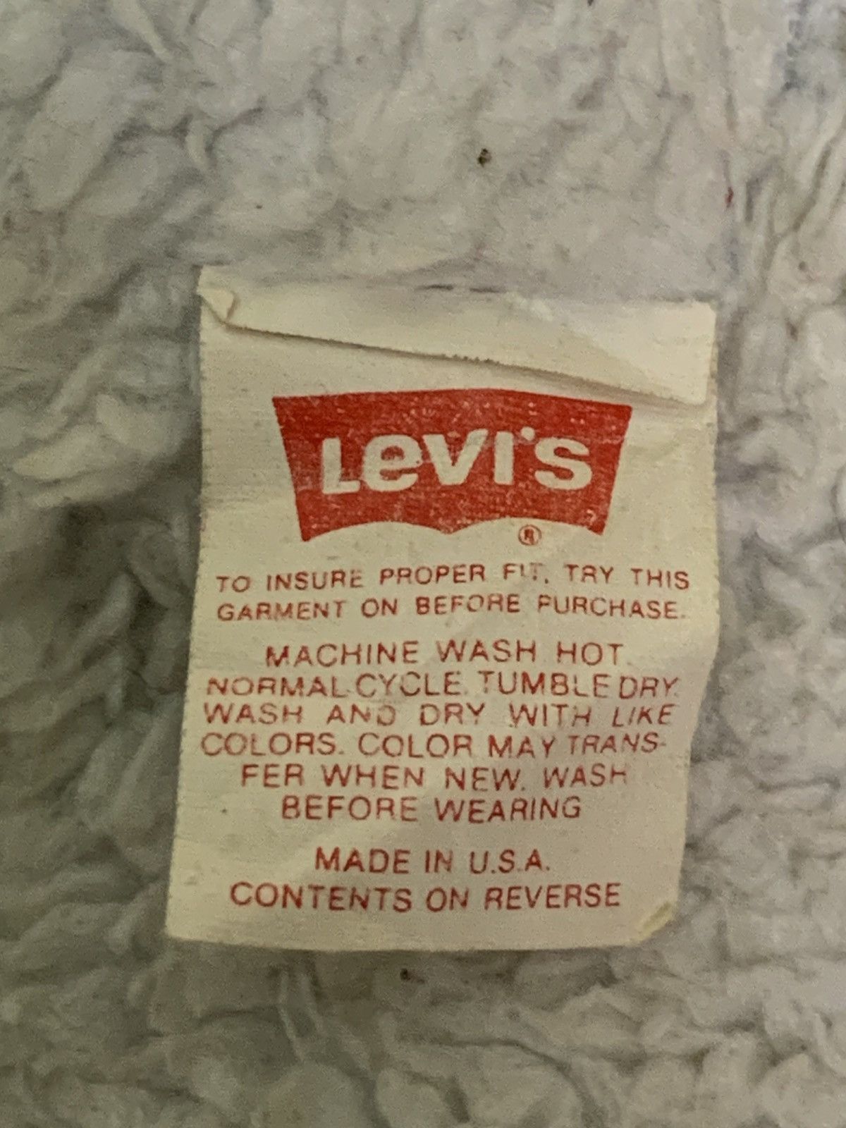 Levi's Vintage Clothing Rare Design Vintage Levi’s Sherpa Jackets Size XL / US 12-14 / IT 48-50 - 5 Thumbnail