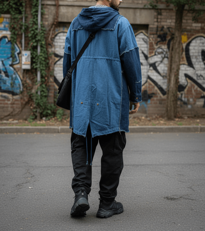 Japanese Brand Rivet & surge patches denim streetwear coat Size US XL / EU 56 / 4 - 11 Thumbnail