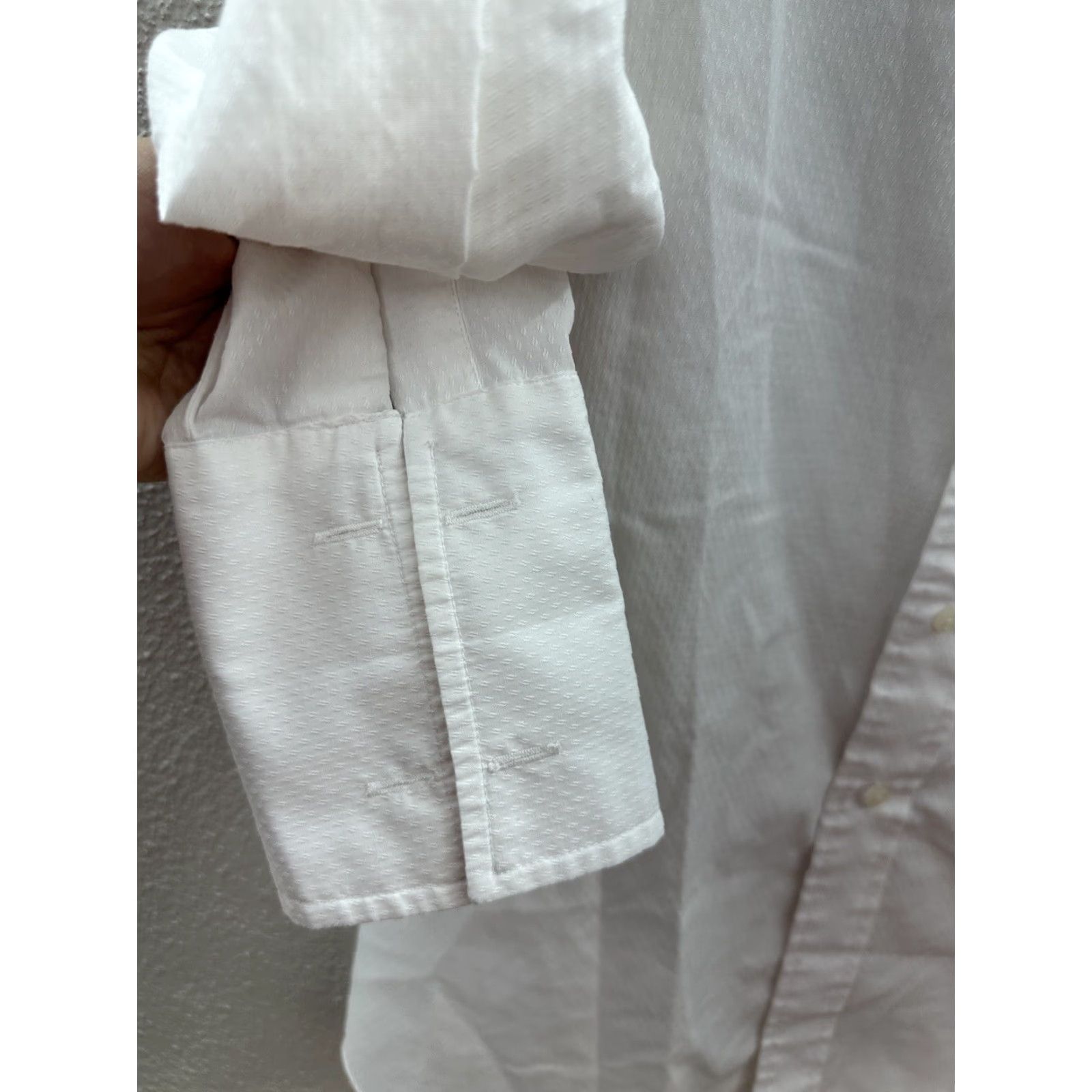 Van Heusen Editions by Van Heusen Mens Shirt 15 32/33 White Long Sleeve Button Up Shirt Size US M / EU 48-50 / 2 - 3 Thumbnail