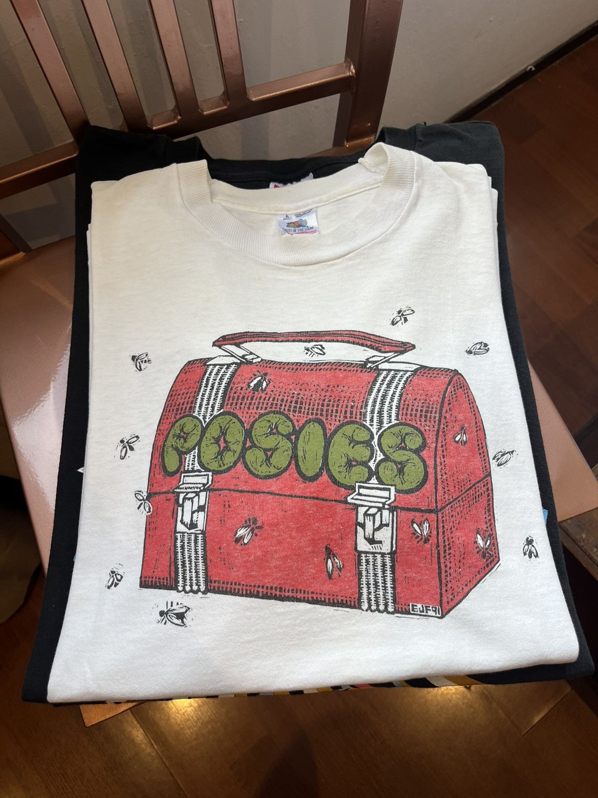 Vintage Vtg POSIES RedBag Parody SUB POP Logo 90’s Tshirt Size US L / EU 52-54 / 3 - 1 Thumbnail