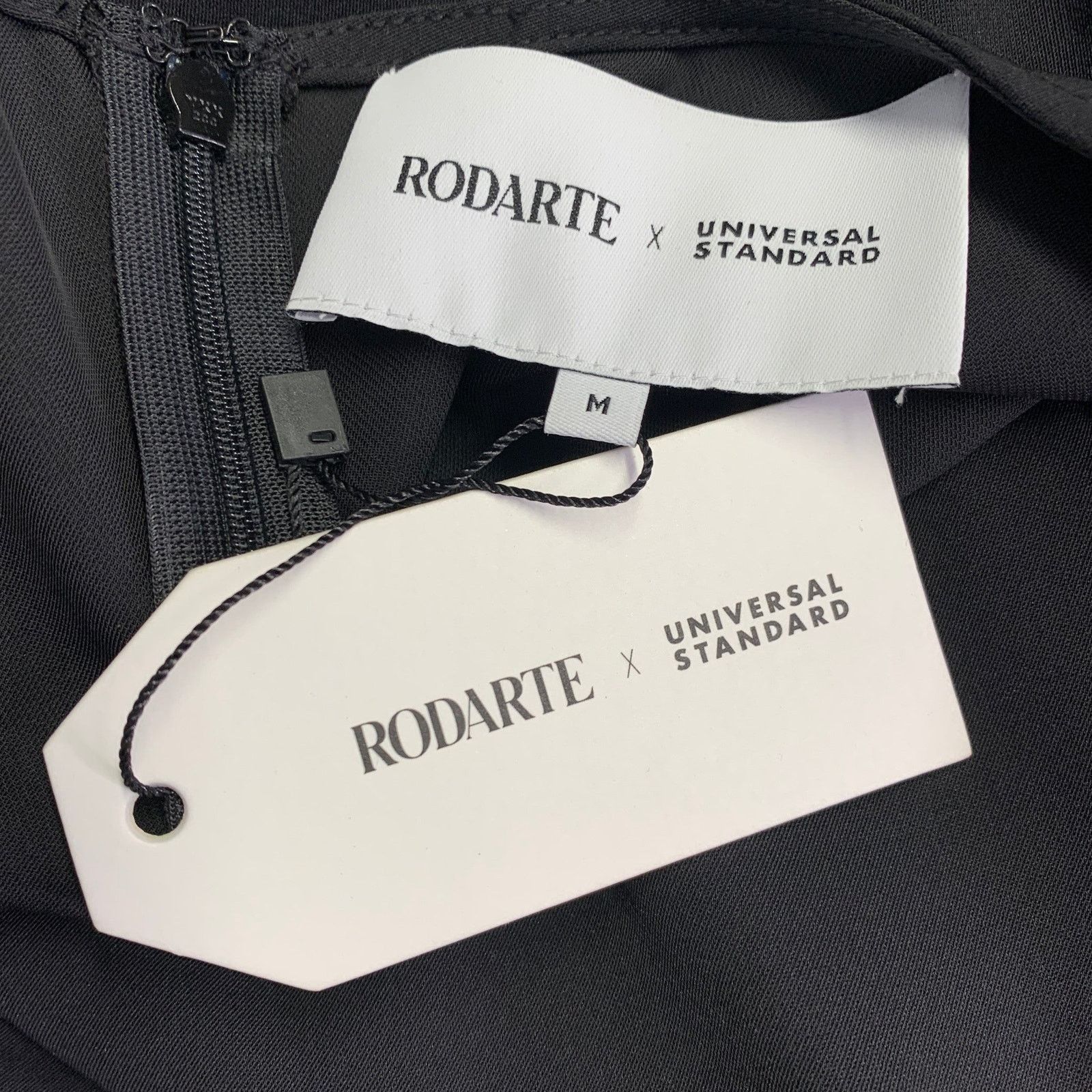 Rodarte Size 18 Black Polyester Blend Ruched Asymmetrical Dress Size XXL / US 16-18 / IT 52-54 - 5 Thumbnail