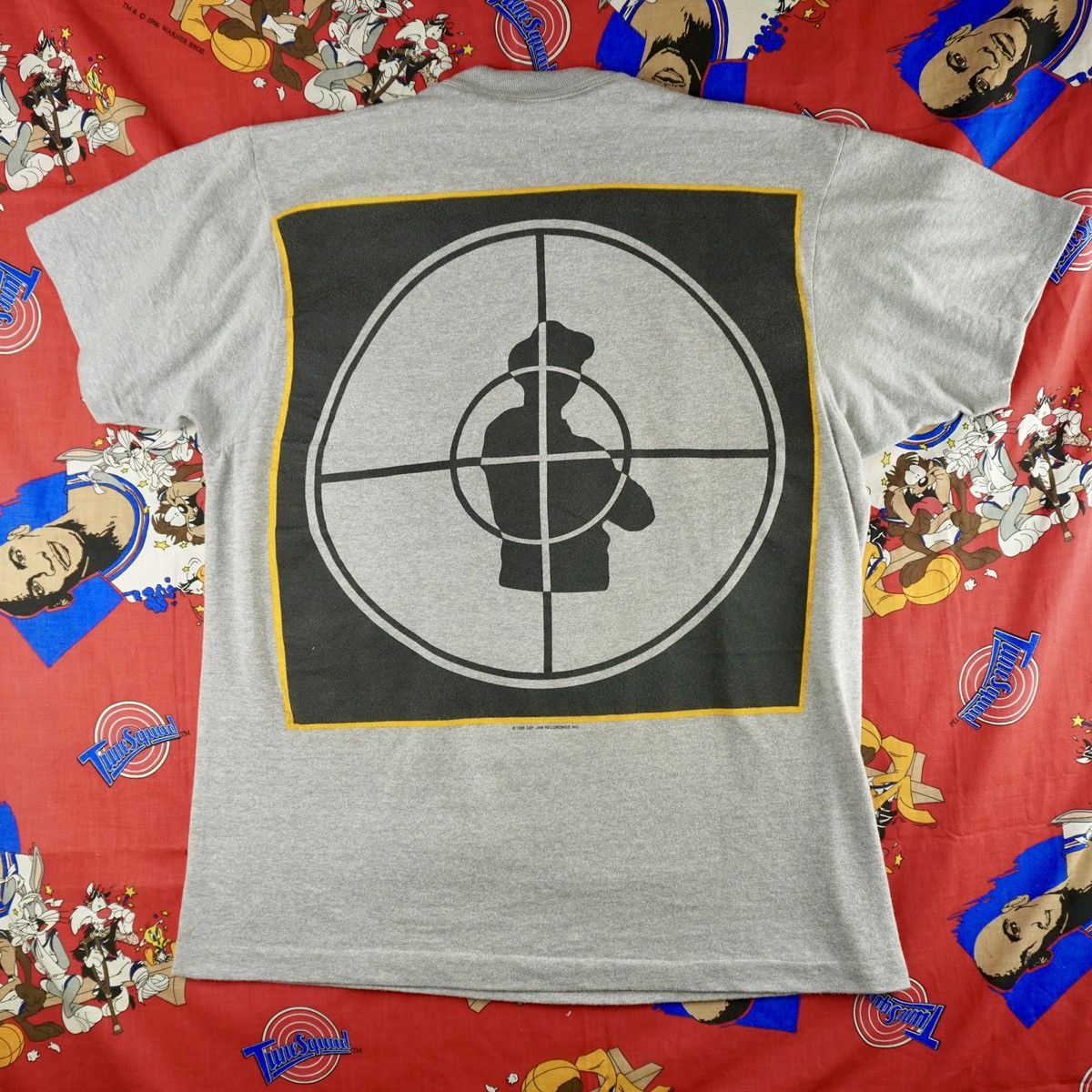 Rap Tees Vintage 80s public enemy by def jam recording hop hop Size US L / EU 52-54 / 3 - 3 Thumbnail