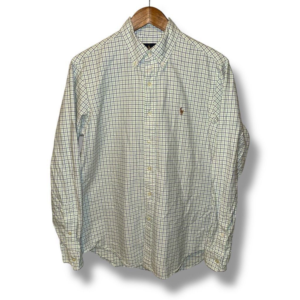 Polo Ralph Lauren Polo Ralph Lauren Green Flesh Pony Oxford Button Down Shirt Size US M / EU 48-50 / 2 - 1 Thumbnail
