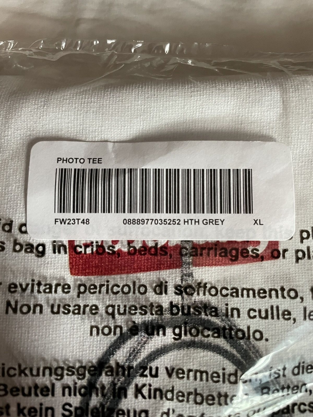 Supreme Supreme NBA Youngboy Tee Heather Grey Size US XL / EU 56 / 4 - 3 Thumbnail