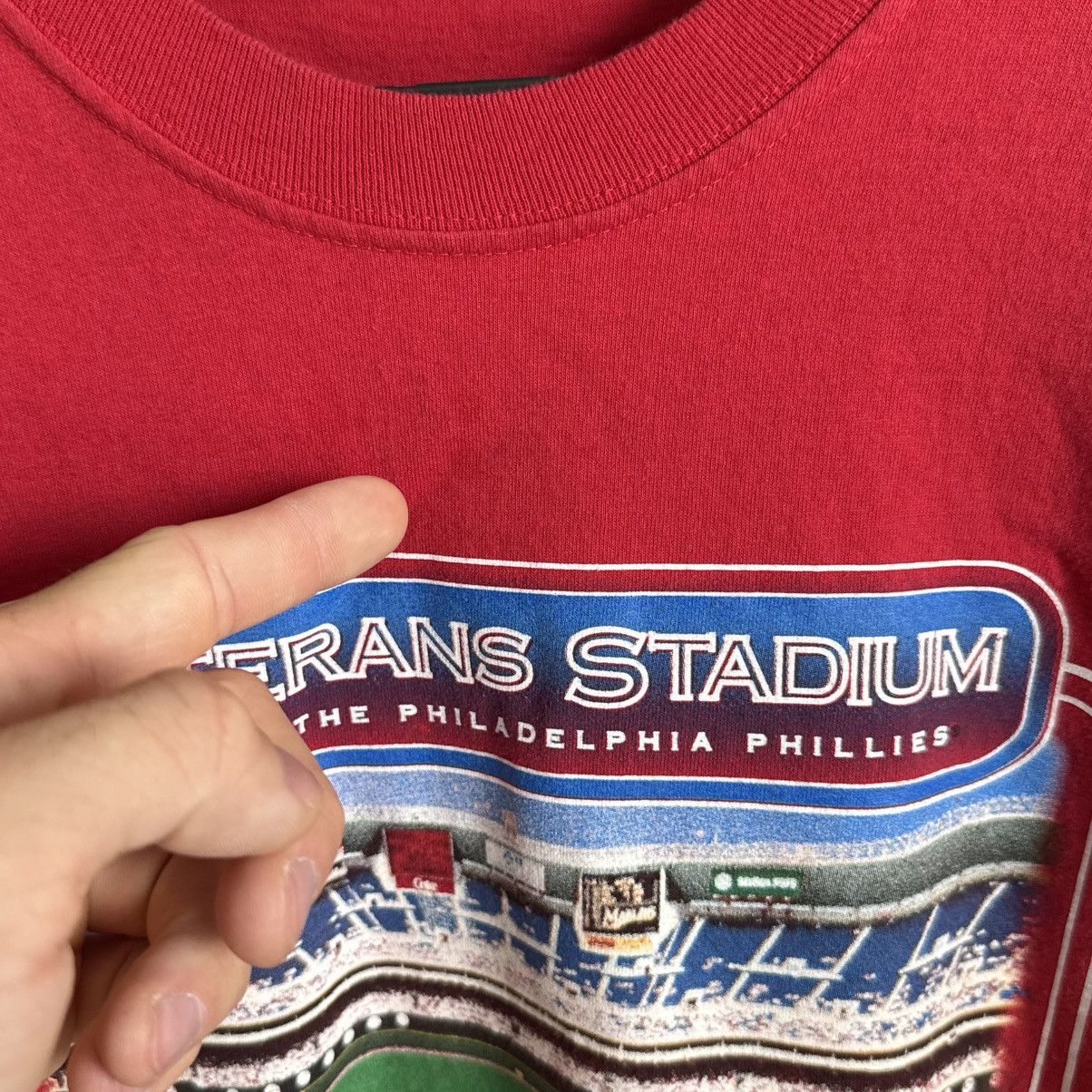 Vintage Vintage Philadelphia Phillies Veterans Stadium 2002 T-Shirt Size US M / EU 48-50 / 2 - 12 Thumbnail