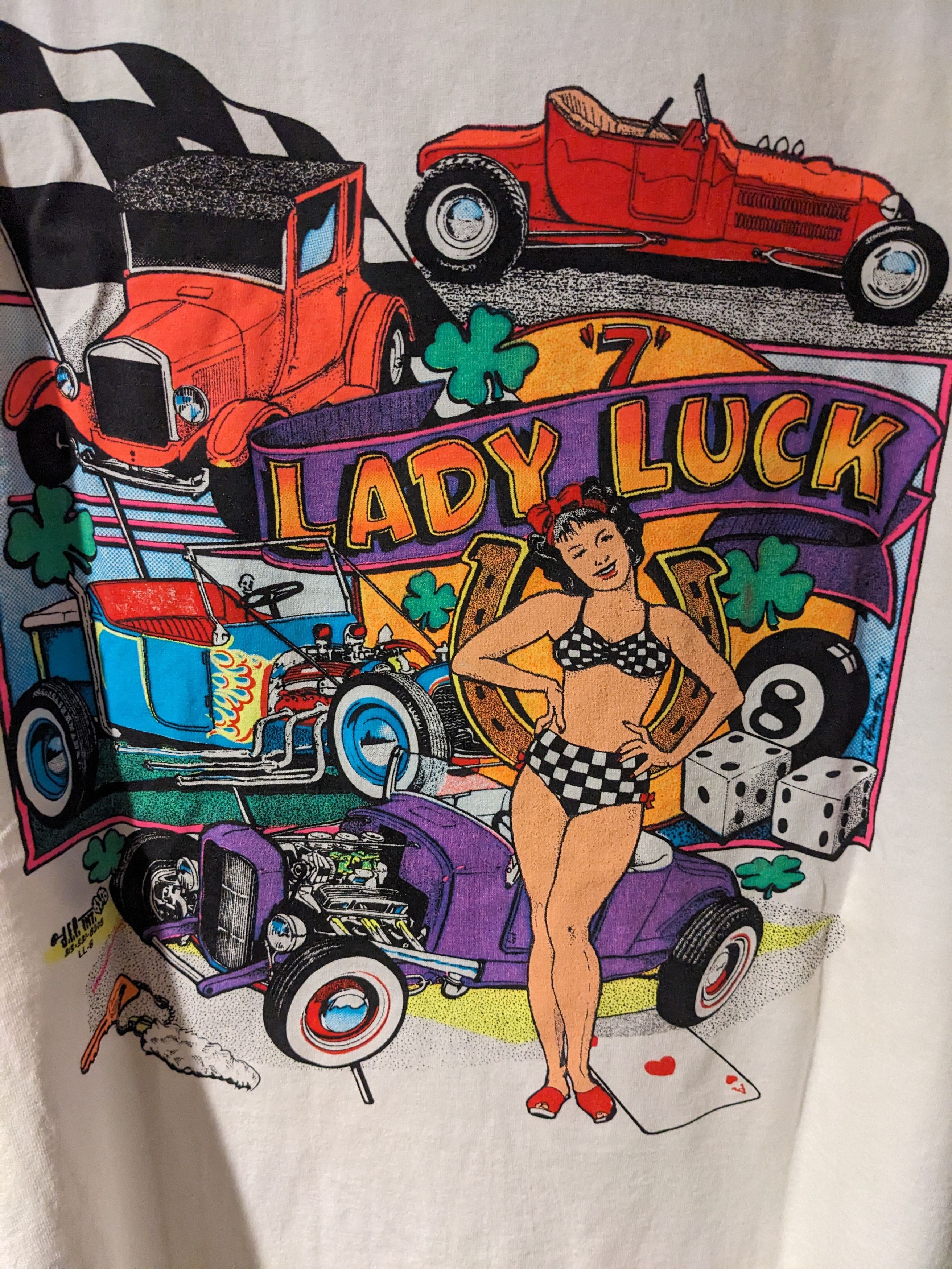 NASCAR × Vintage Vintage 90s Street Lethal Hot Rod Racing Speedway T-Shirt Size US XXL / EU 58 / 5 - 5 Thumbnail