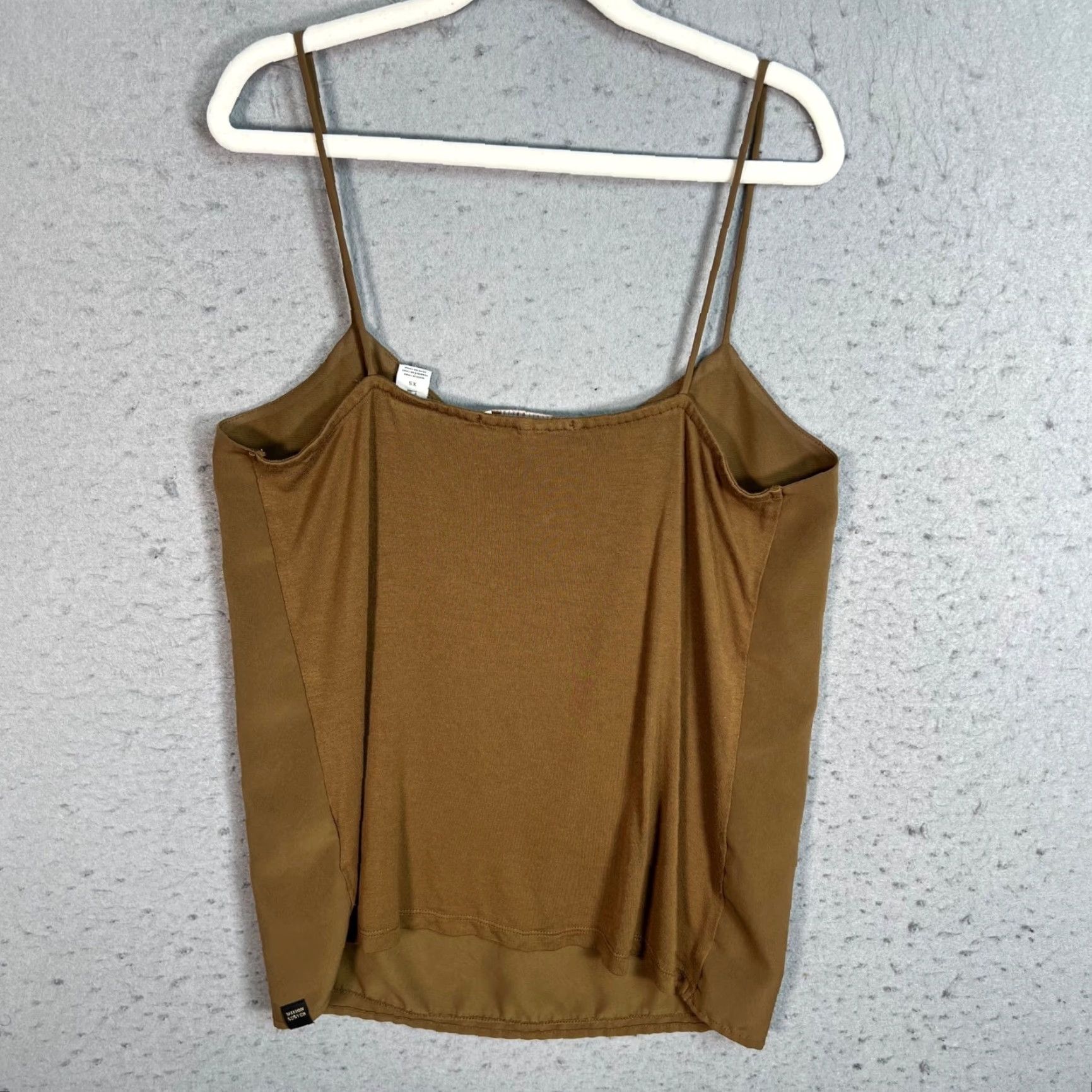 Scotch & Soda Scotch & Soda Womens Tank Top Spaghetti Strap Brown XS Casual Summer Spaghetti Strap Tank Top Womens XS Brown Scotch & Soda Size XS / US 0-2 / IT 36-38 - 2 Thumbnail