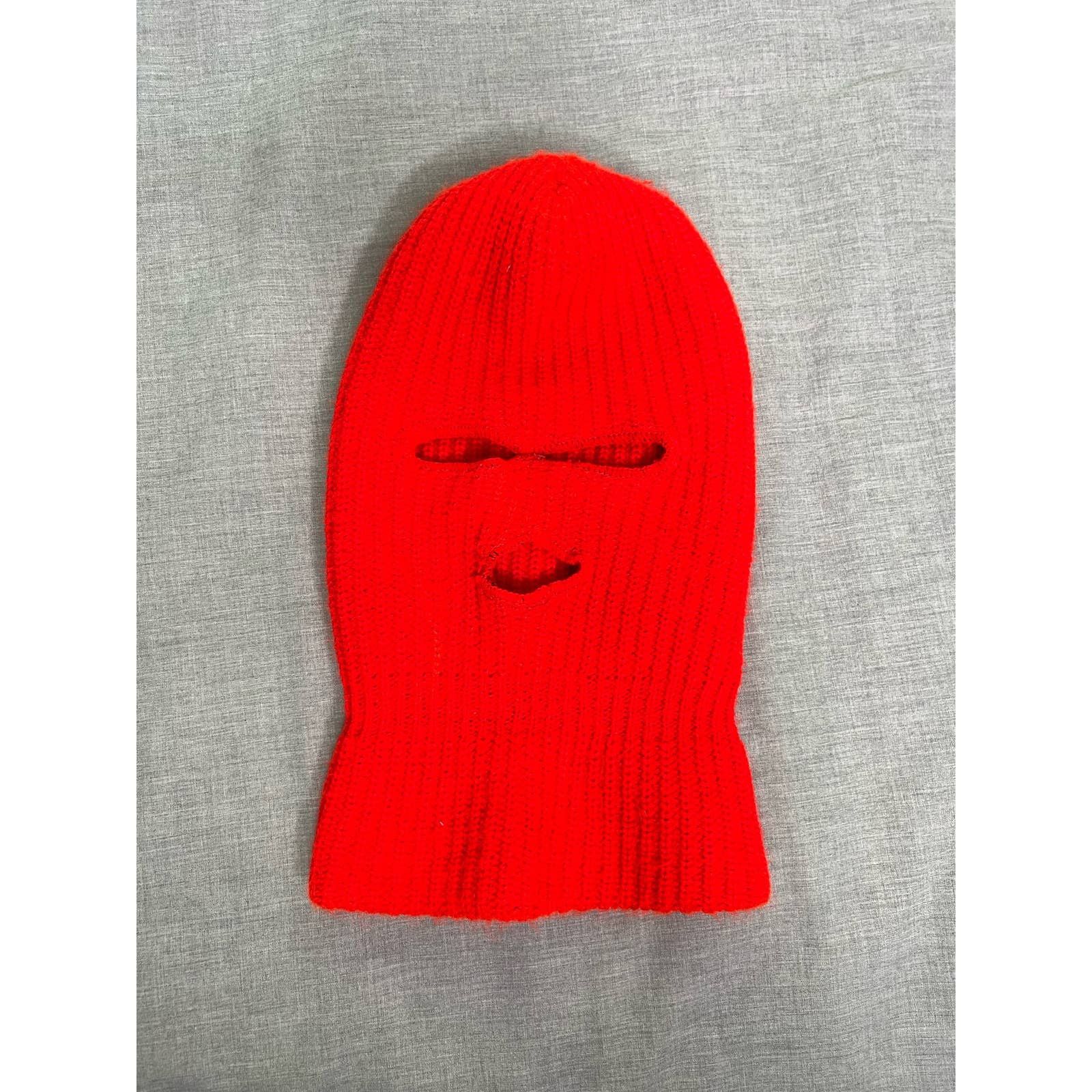 Ski Bright Red Ski Mask One Size Fits All | Grailed