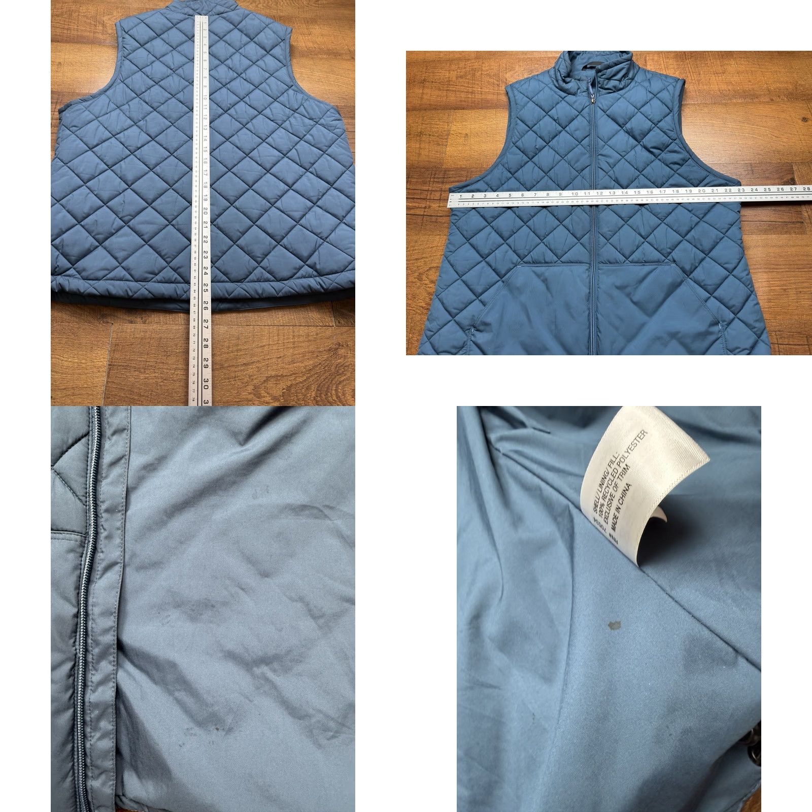 Orvis Orvis Vest Mens XL Blue Quilted Jacket Hiking Snap Zip Equestrian Insulated Regular Size Blue Quilted Vest Mens XL Size US XL / EU 56 / 4 - 8 Thumbnail