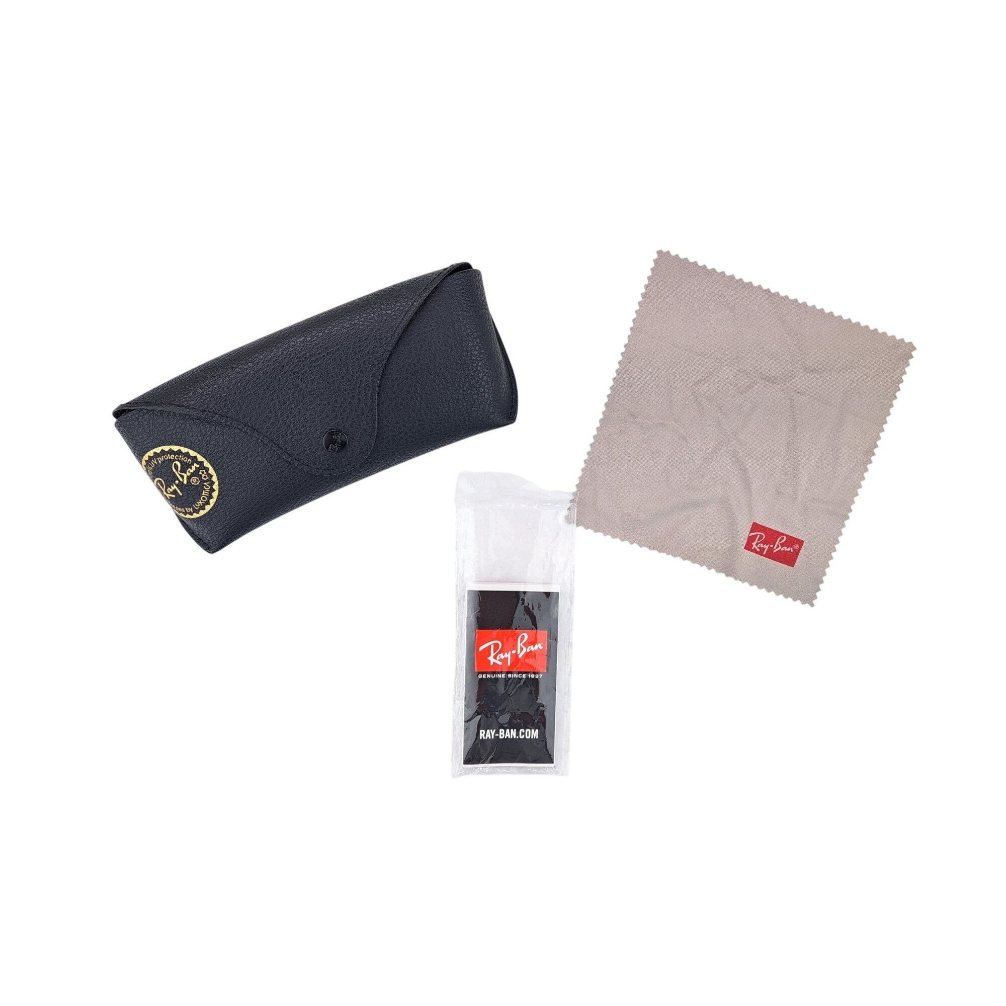 RayBan Ray-Ban Black Sunglasses Case With Cleaning Cloth & Booklet Size ONE SIZE - 1 Thumbnail