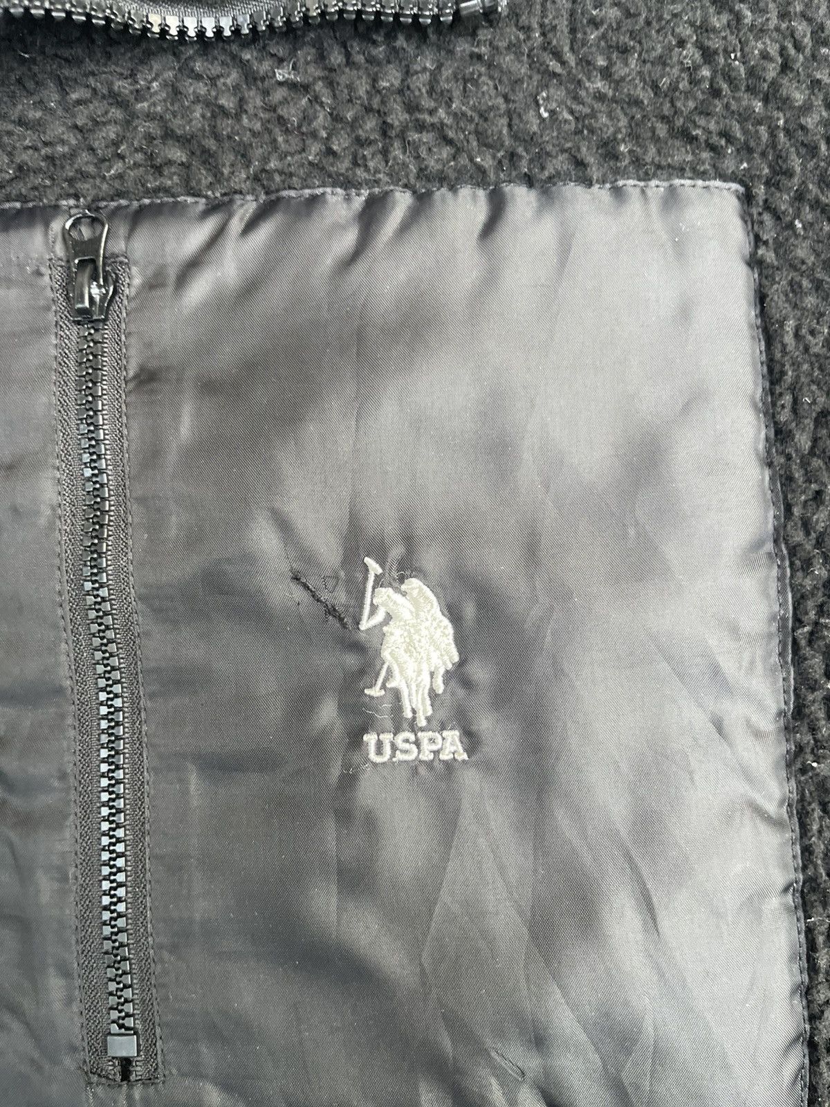 U.S. Polo Assn. U.s Polo Assn Fleece Zipper Jacket Size US L / EU 52-54 / 3 - 4 Thumbnail