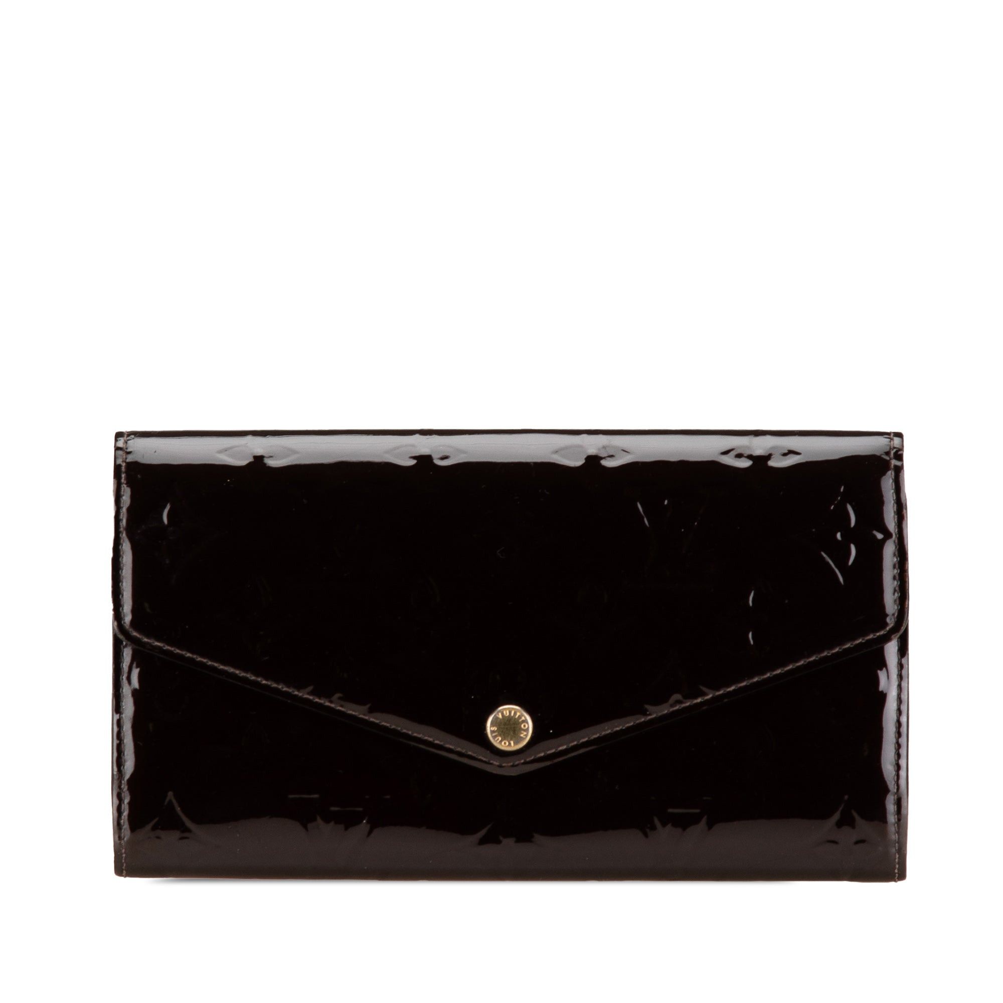 Louis Vuitton Louis Vuitton Monogram Vernis Sarah Wallet NM Purple Size ONE SIZE - 1 Thumbnail
