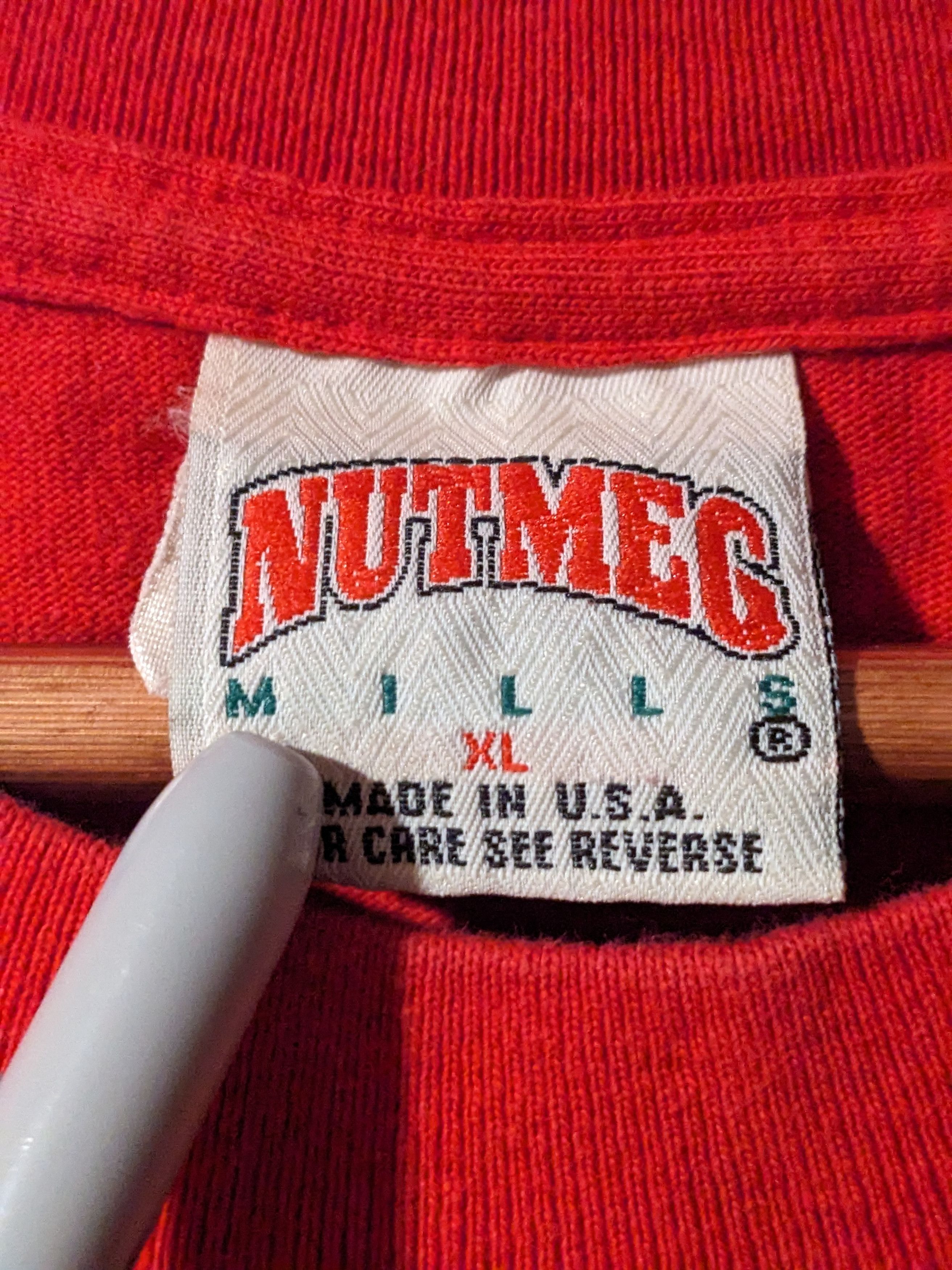 NFL × Nutmeg × Vintage Vintage 90s San Francisco 49ers NFL Team Nutmeg T-Shirt Size US XL / EU 56 / 4 - 3 Thumbnail