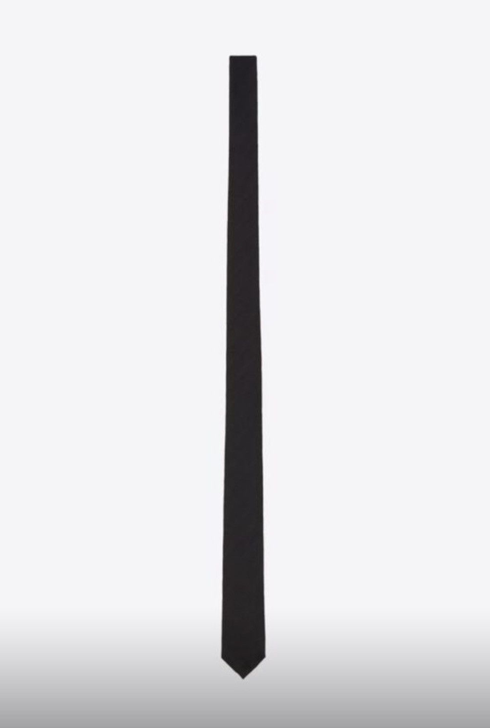 Saint Laurent Paris Black Silk Striped Tie - NIB Size ONE SIZE - 1 Thumbnail