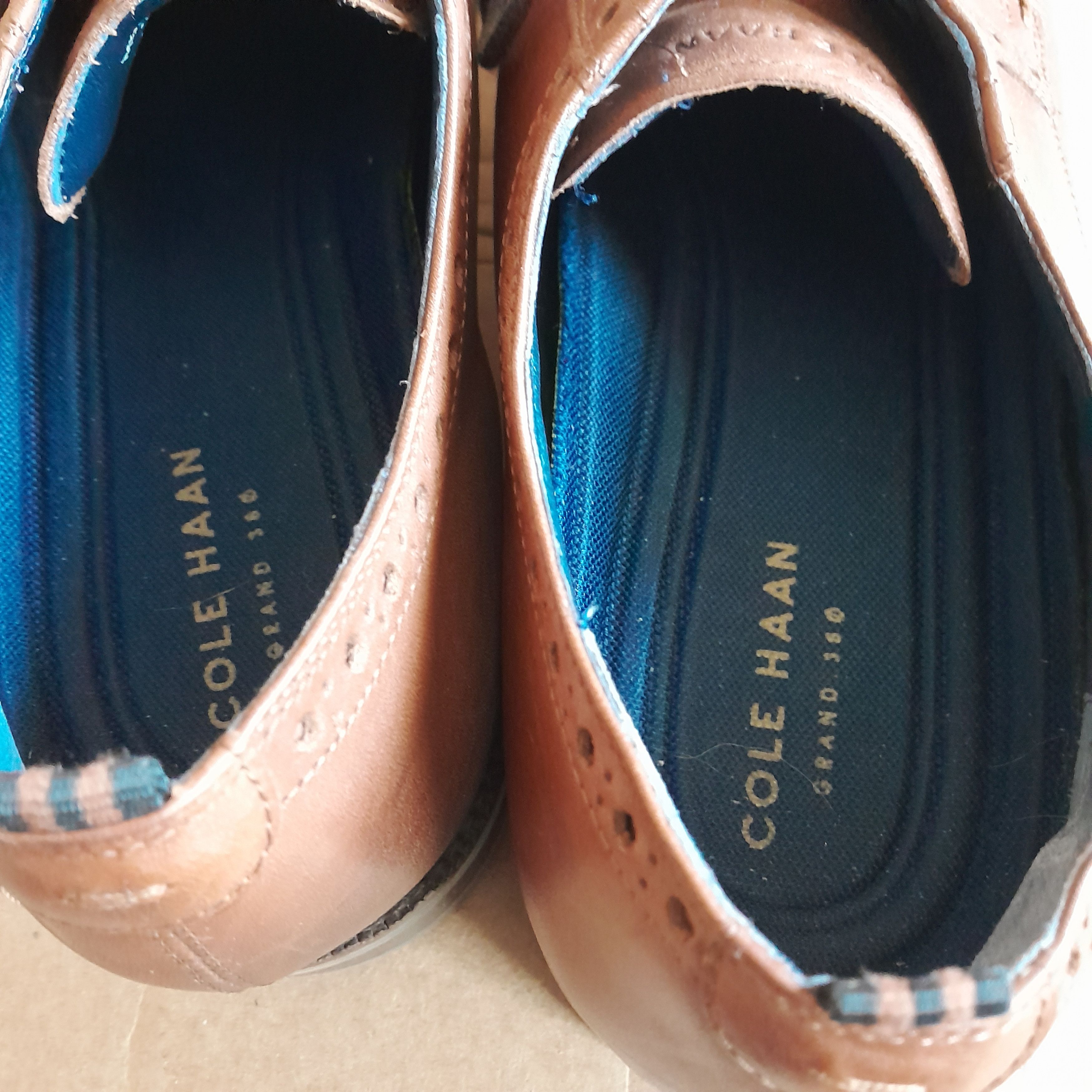Cole Haan Cole Haan grand 360 oxford brown dress shoes #C30626 Size US 10 / EU 43 - 3 Thumbnail