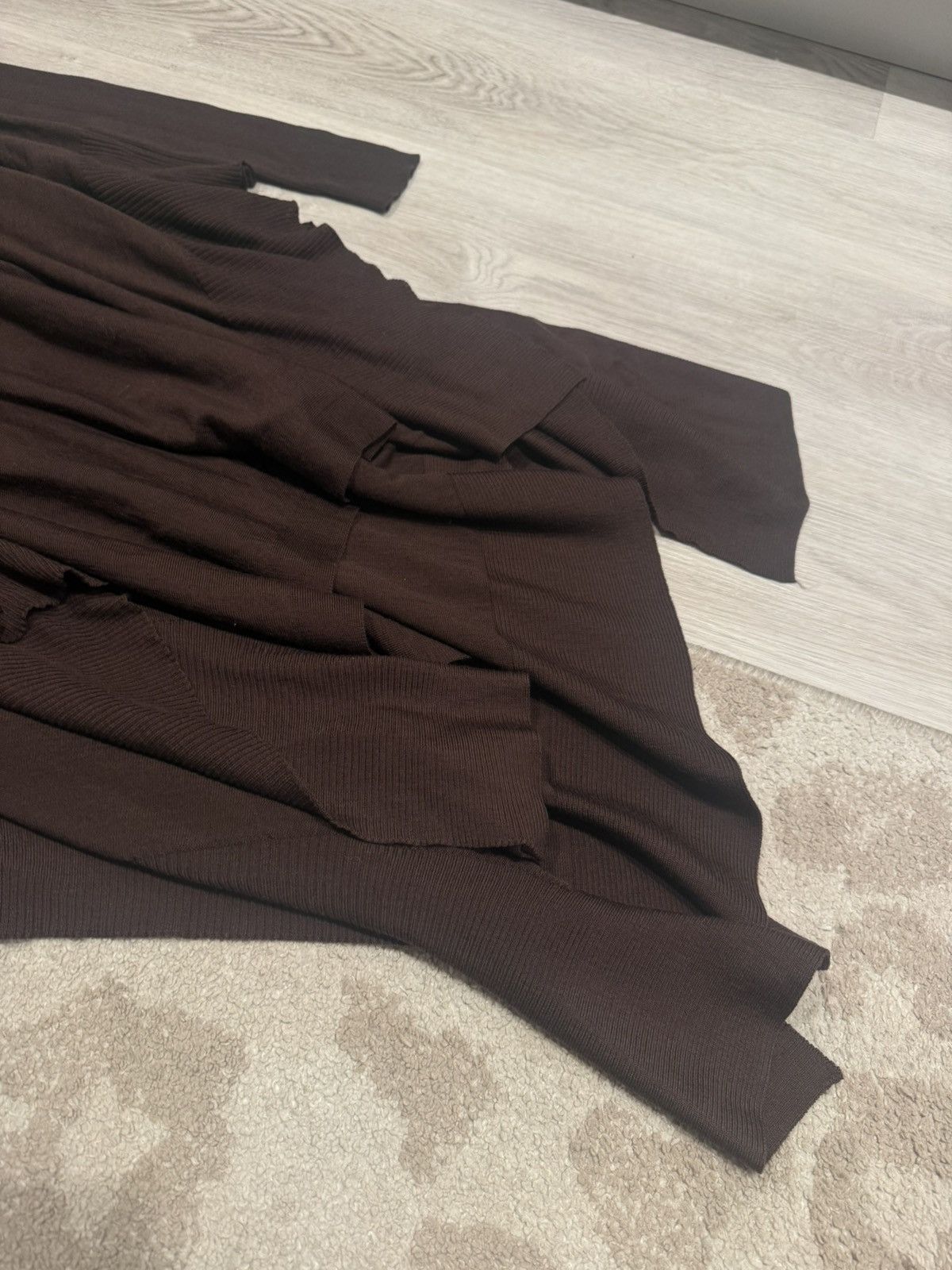 Rick Owens s/s 2020 wool draped sweater!! Size US S / EU 44-46 / 1 - 2 Thumbnail