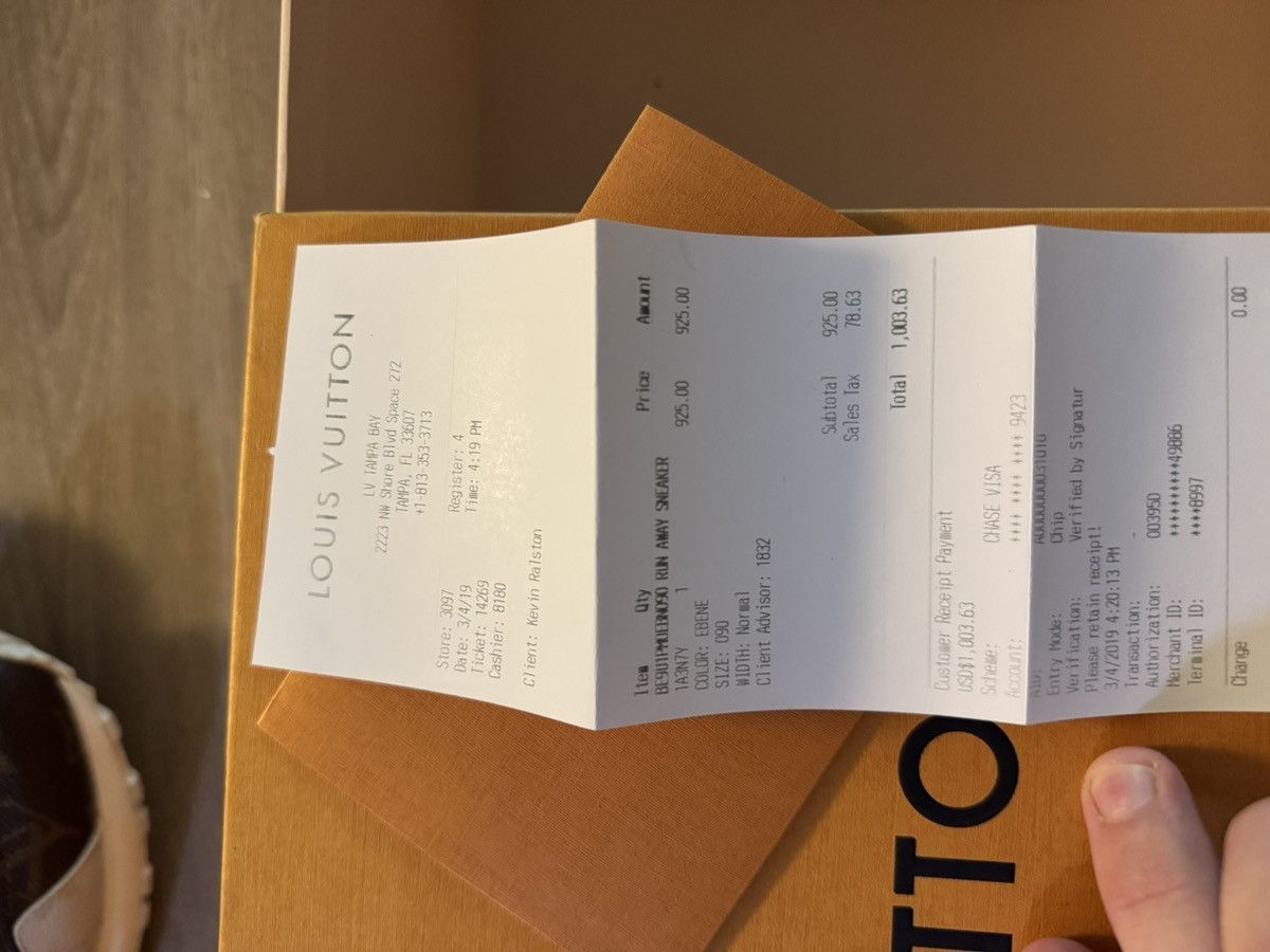 Louis Vuitton LOUIS VUITTON Run Away Sneakers 'Multi-color Logo Monogram' Size US 9 / EU 42 - 13 Thumbnail