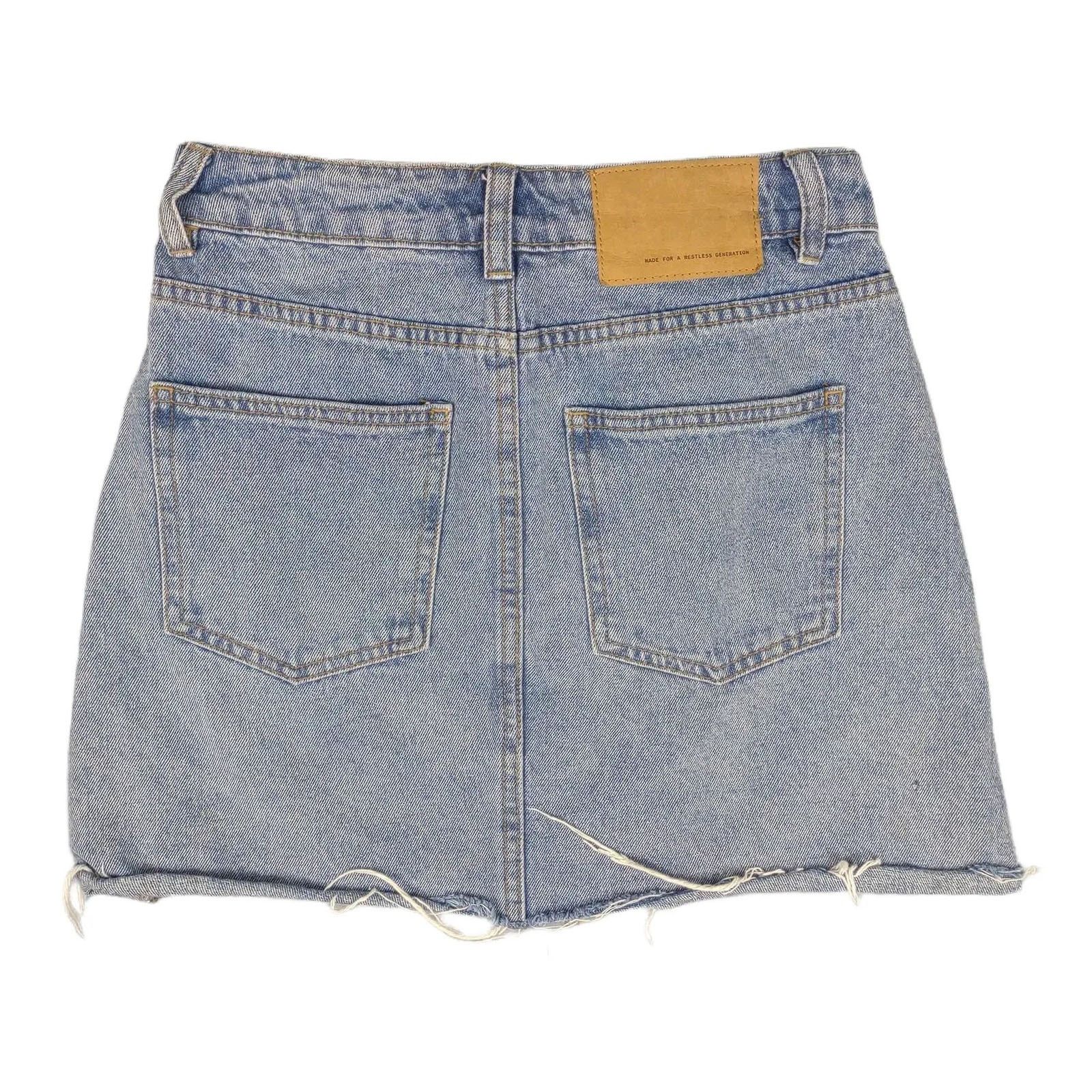 Factorie Made For A Restless Generation AUS 26" Denim Jean Mini Skirt Size 27" / US 4 / IT 40 - 2 Thumbnail