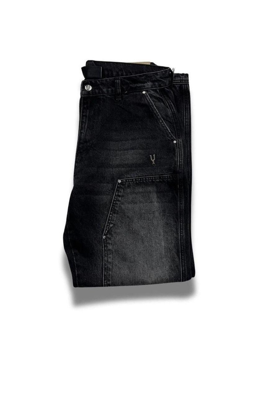 Designer YFM Denim Jeans Black Size US 32 / EU 48 - 1 Thumbnail