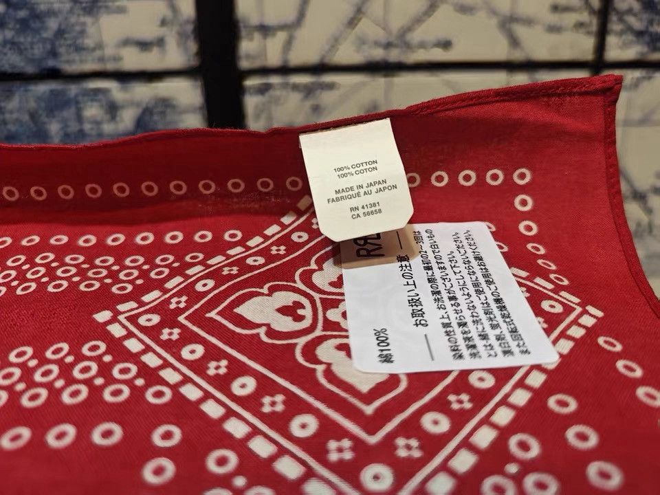 RRL Ralph Lauren RRL Bandana COTTON Scarf handkerchief Size ONE SIZE - 5 Thumbnail