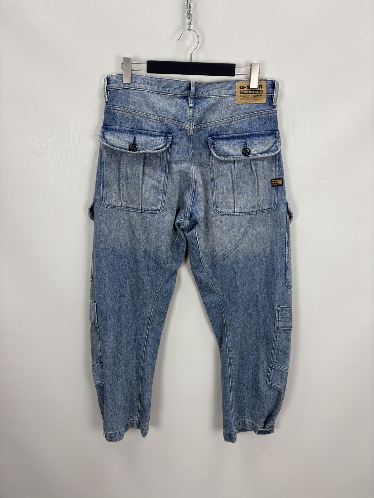 G-Star Mens cargo jeans G Star Raw Size 33/34 Color Blue Size US 34 / EU 50 - 6 Thumbnail