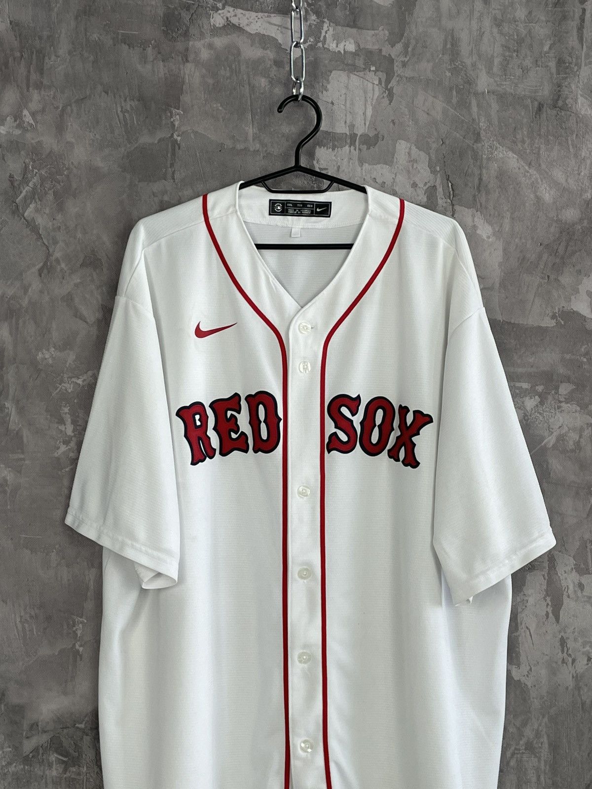 Vintage Nike Boston Red Sox Home Jersey Baseball Shirt Size US XXL / EU 58 / 5 - 2 Thumbnail