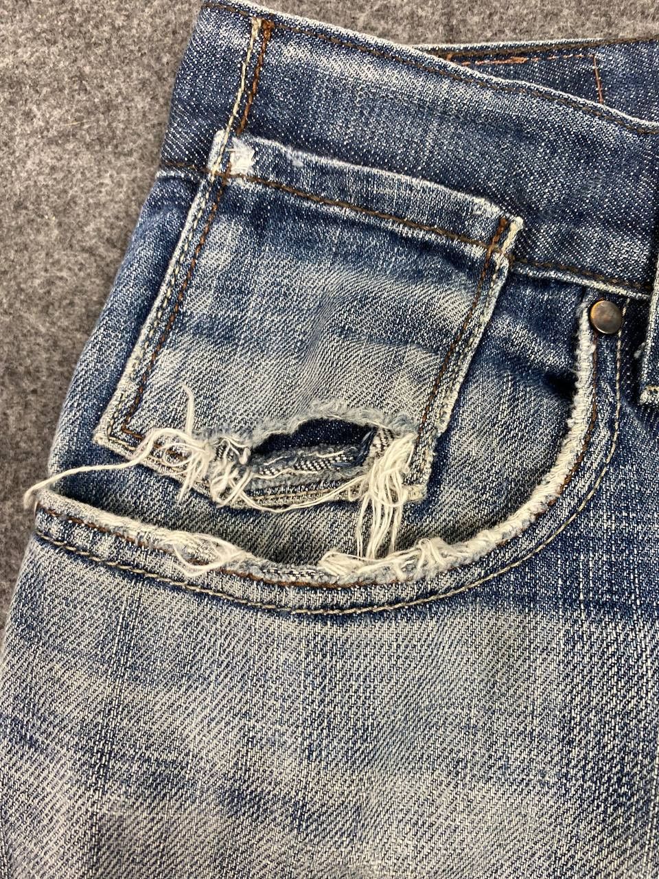 Levi's vintage levis slim straight distressed denim Size US 36 / EU 52 - 11 Thumbnail