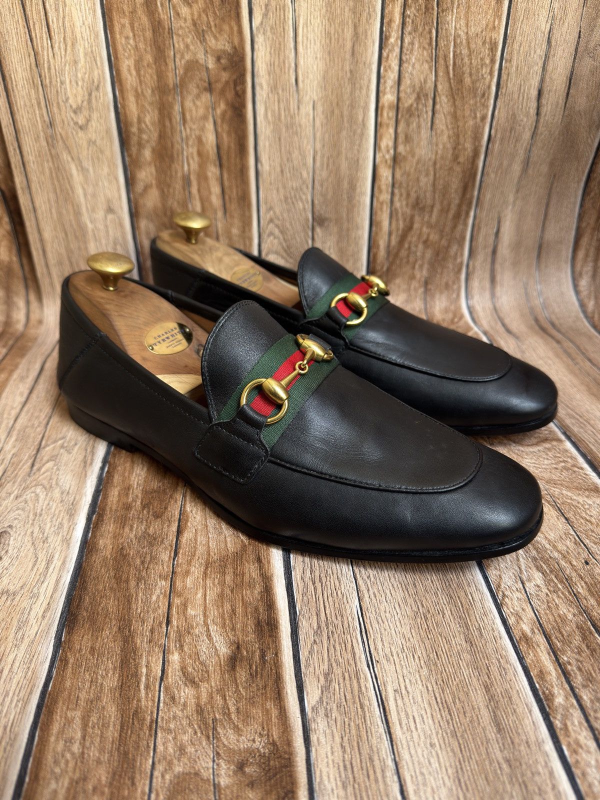 Gucci × Vintage horsebit wed loafers Size US 8.5 / EU 41-42 - 2 Thumbnail