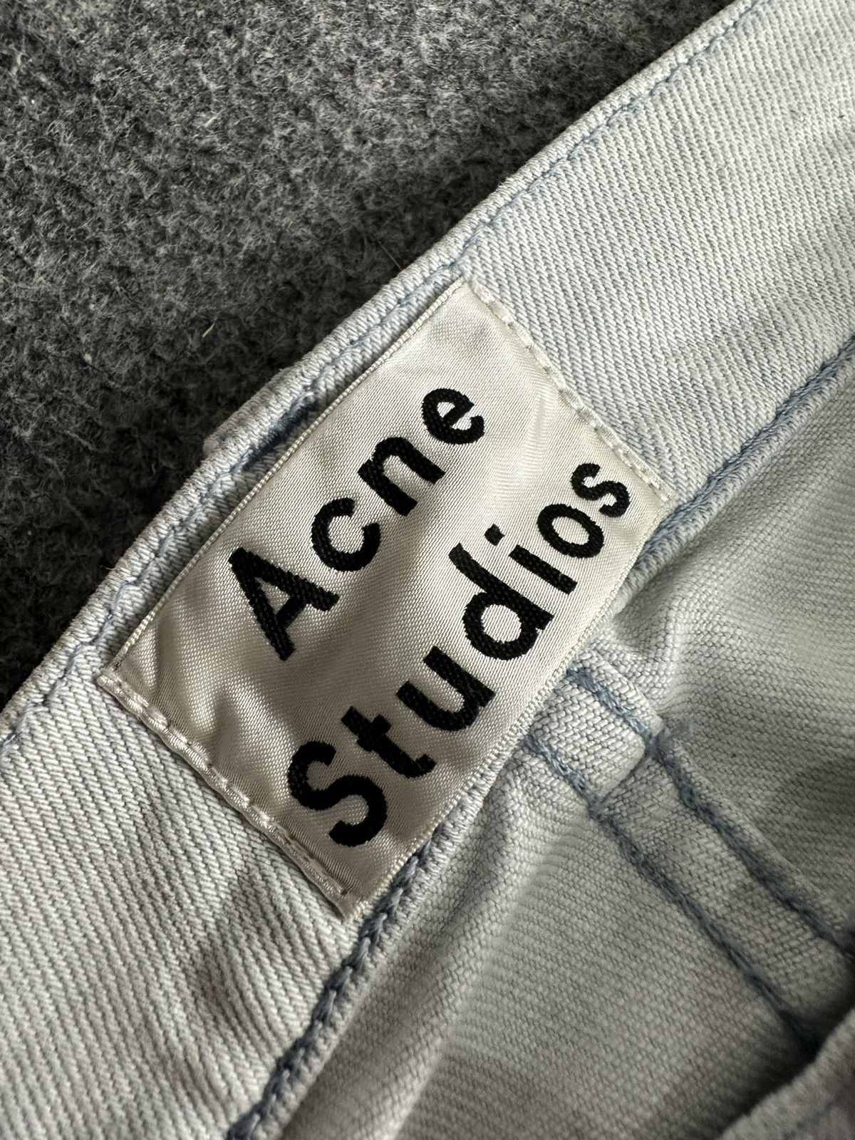 Acne Studios Acne Studios - Ace Bleached Denim Jeans - Slim Fit Size US 32 / EU 48 - 10 Thumbnail
