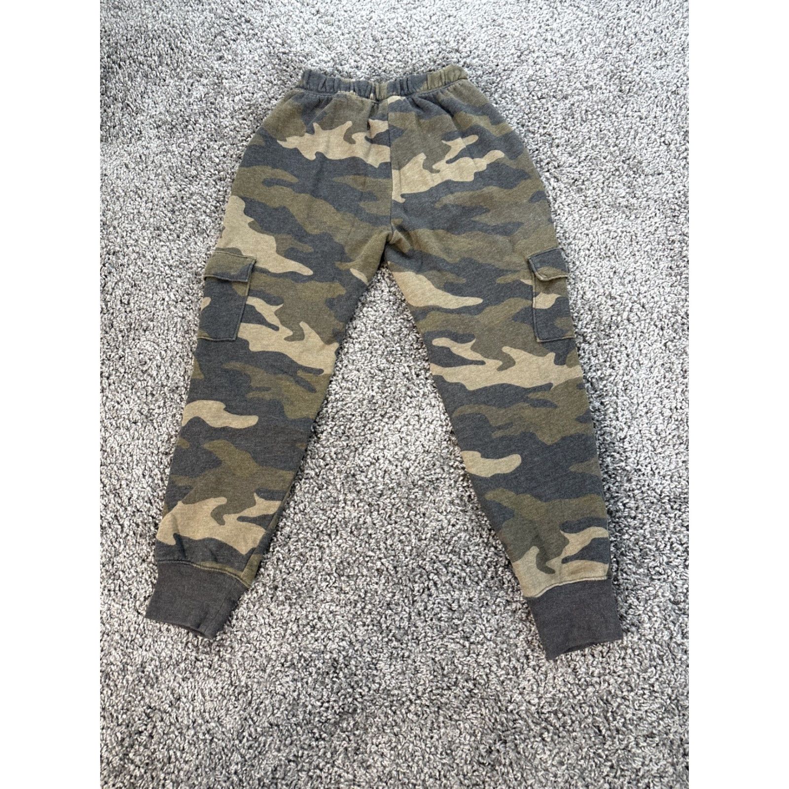 Victoria's Secret Victoria's Secret PINK Womens Pants XS Green Camouflage Cargo Sweatpants Jogger | Activewear | Regular Size 26" / US 2 / IT 38 - 7 Thumbnail