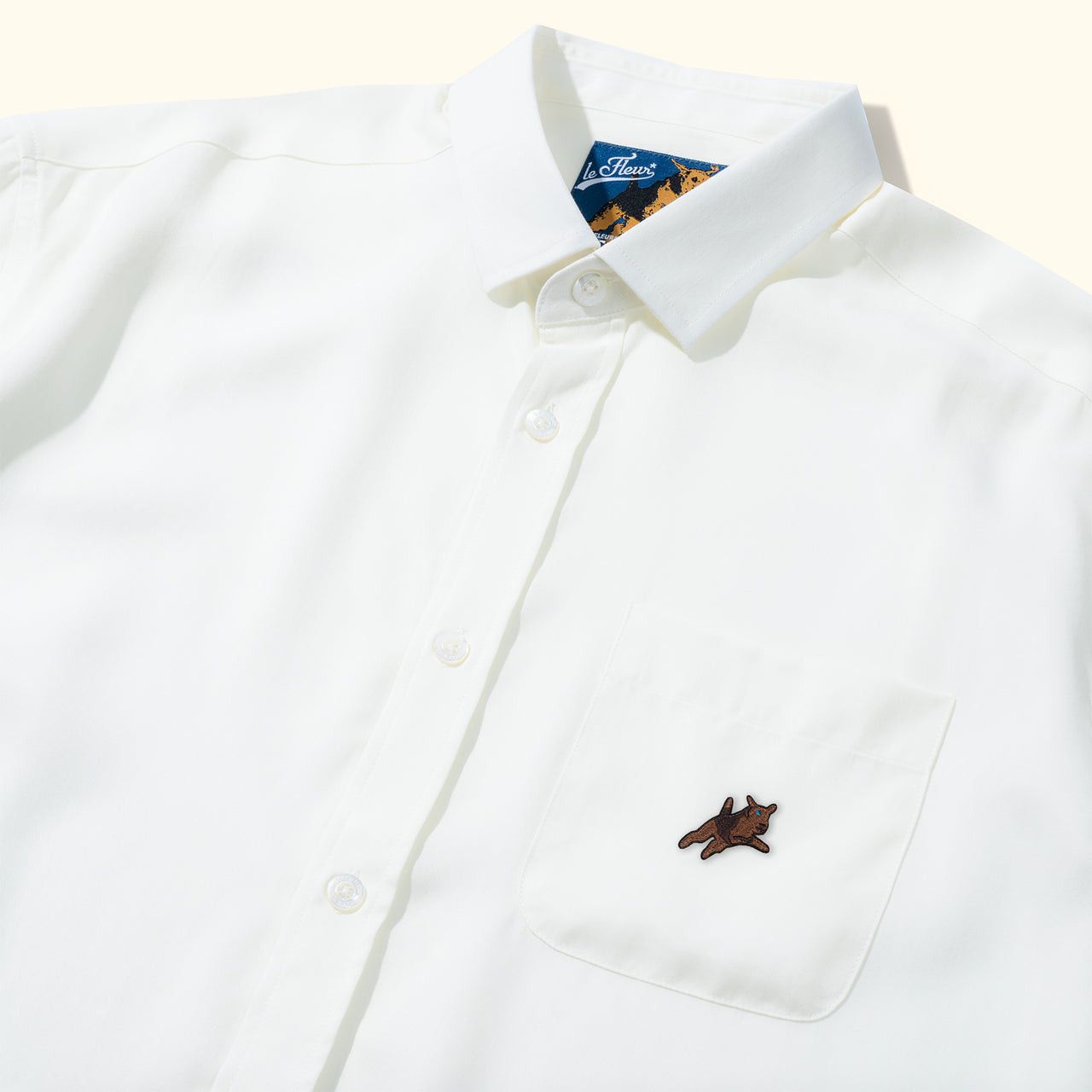 Golf le Fleur Darryl Collared Shirt - Cream Size US XS / EU 42 / 0 - 2 Thumbnail
