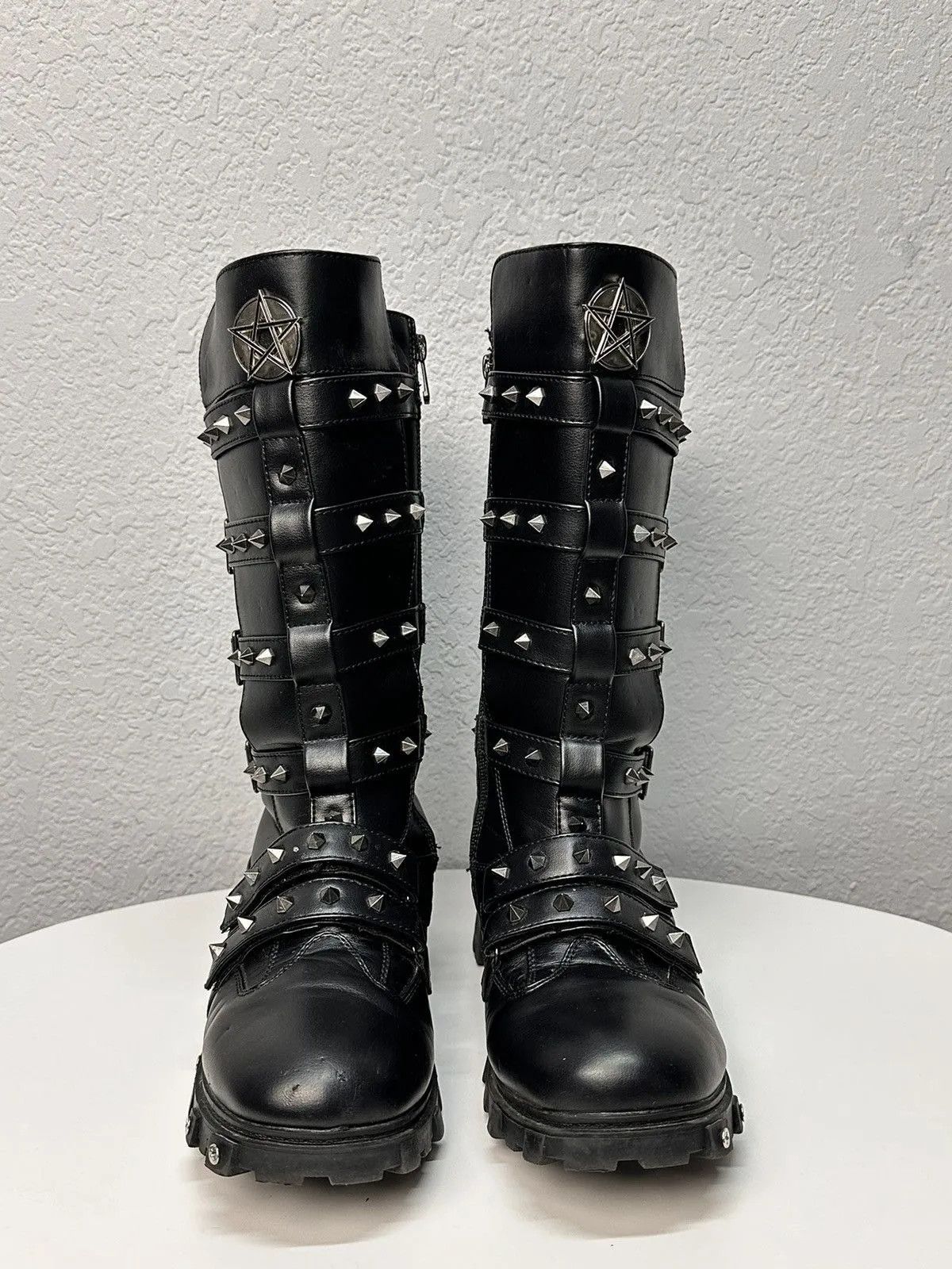 Vintage Vintage Leather boots Gothicana Gothic Style Avantgrade Size US 9 / IT 39 - 2 Thumbnail