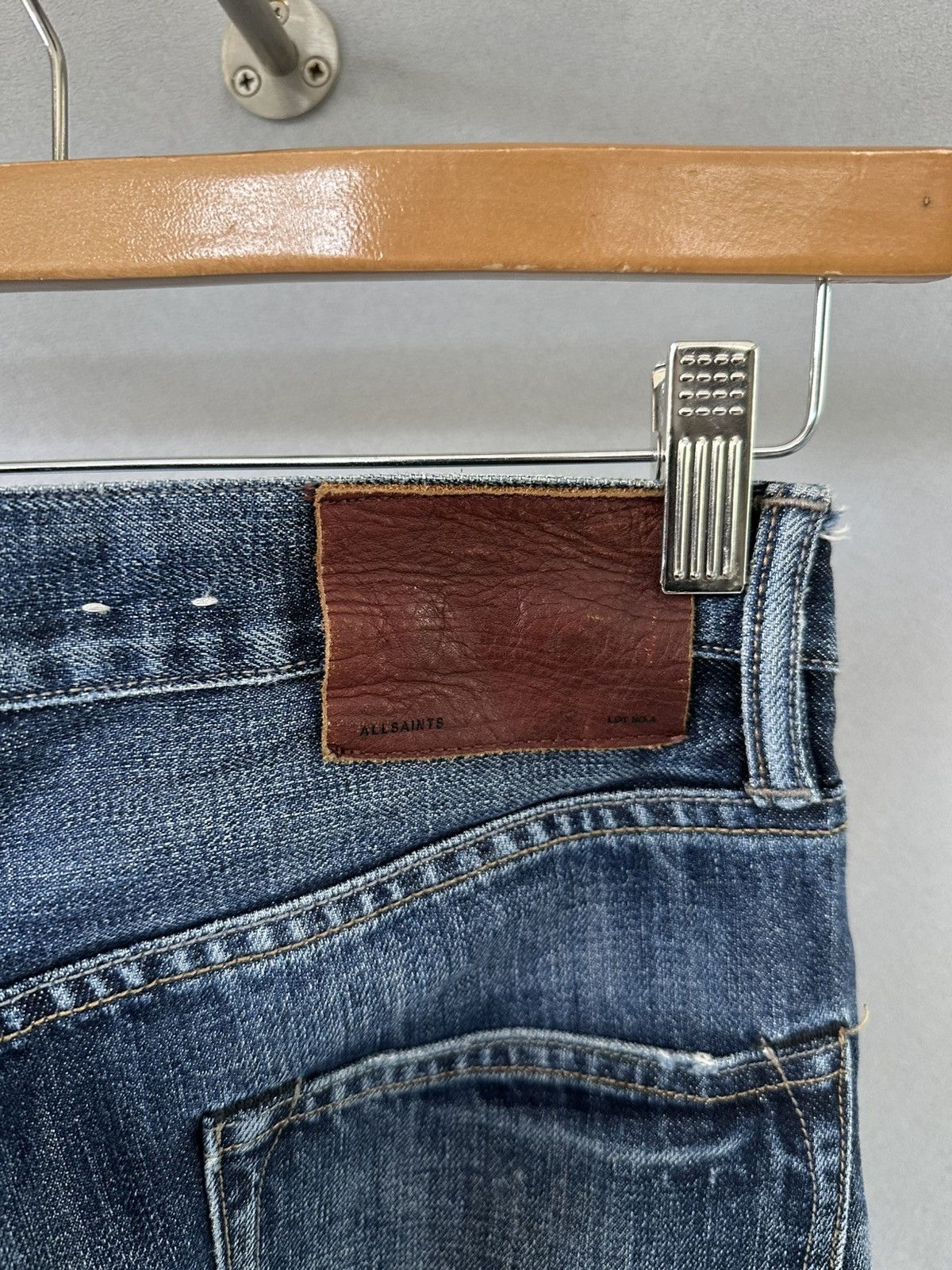 Allsaints All Saints Men’s Iggy Denim, Slim Fit, Size 28x32 Size US 28 / EU 44 - 3 Thumbnail