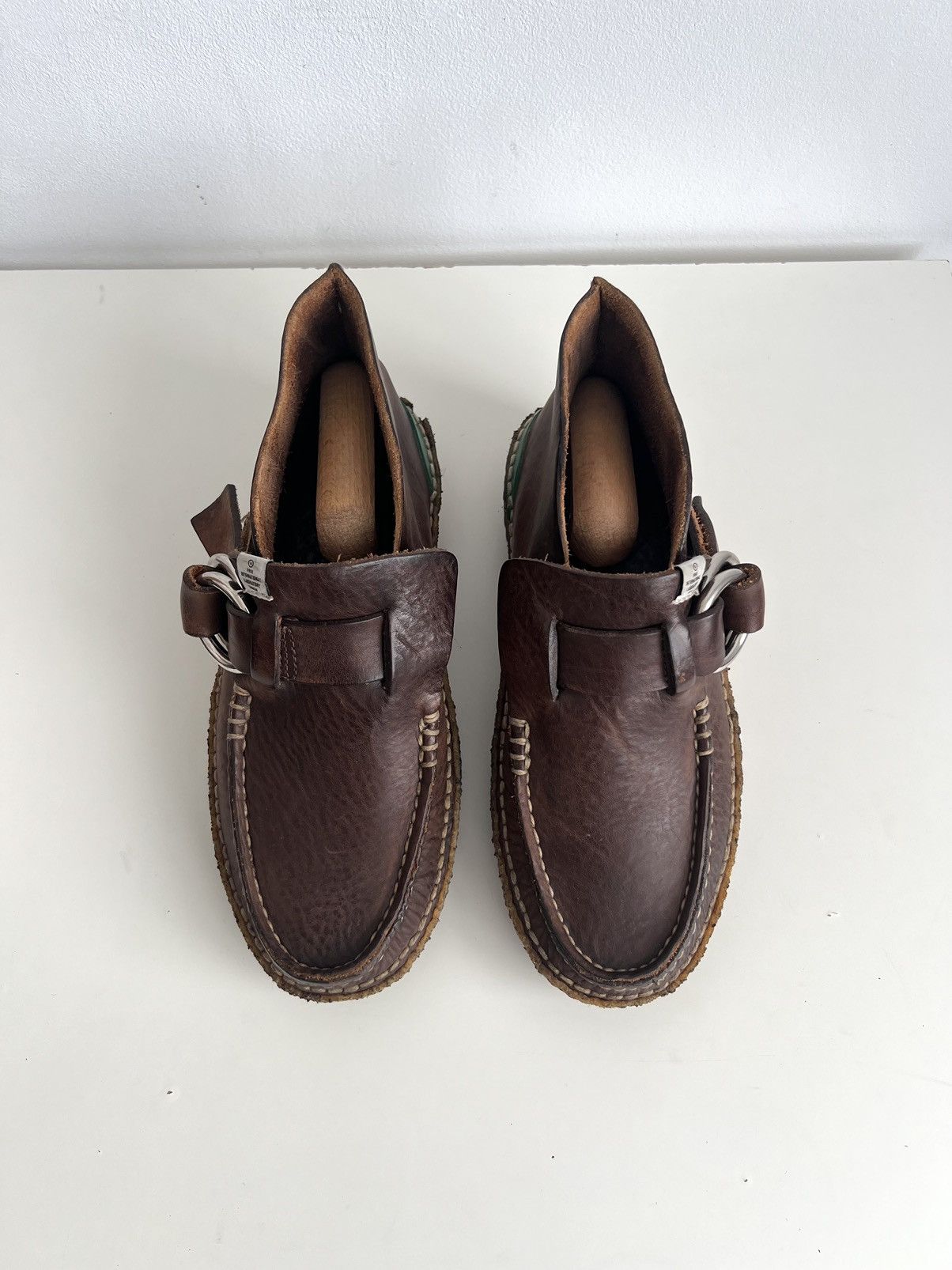Visvim 🔥Visvim Skynyrd Double Ring Leather Folk Moc Boots Size US 8.5 / EU 41-42 - 4 Thumbnail