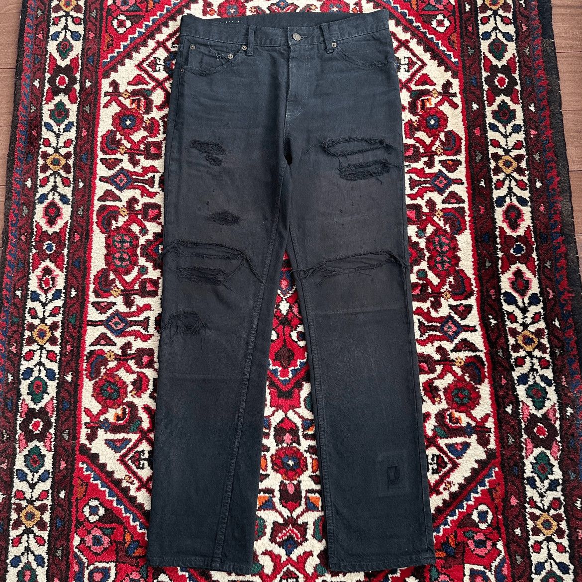 Visvim 19AW ICT 03D17 Distressed Journeyman Denim-2505
