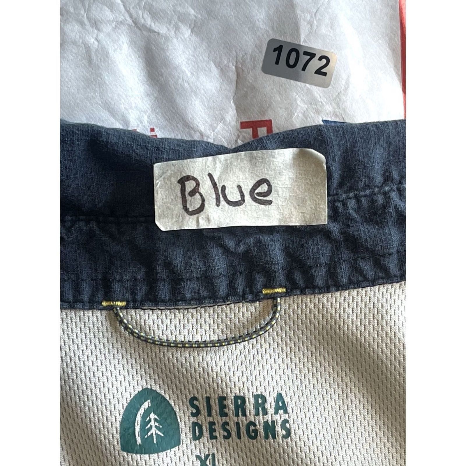 Sierra Designs Sierra Designs Shirt Mens XL Button Up Blue Cotton Outdoor Hiking Utility Button Size US XL / EU 56 / 4 - 8 Thumbnail