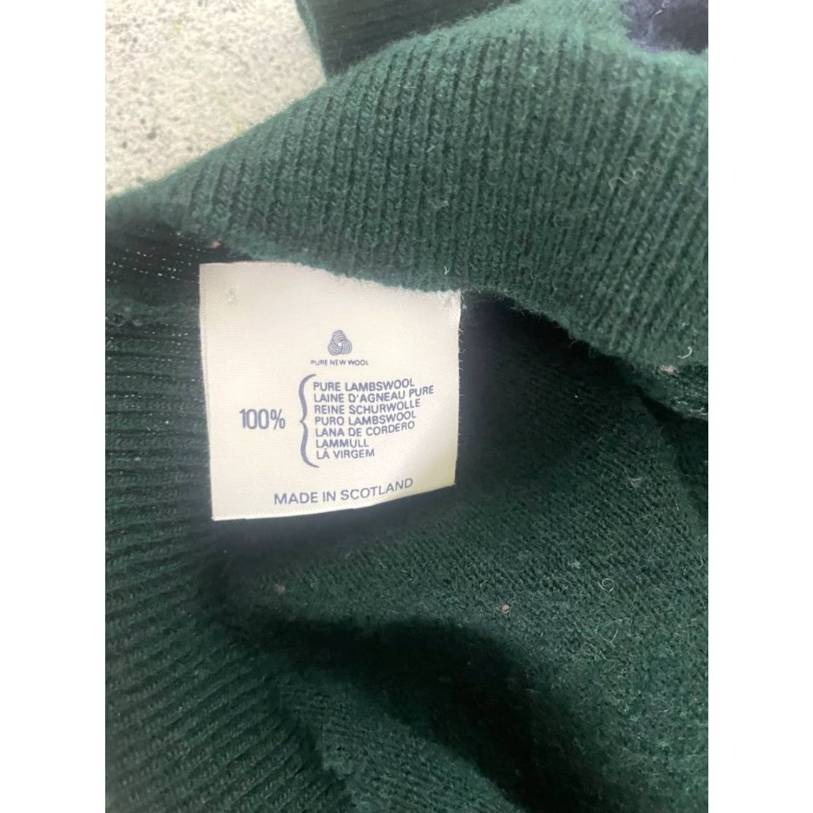 Pringle Of Scotland Pringle of Scotland Sweater Men Long Sleeve Argyle Lambswool Green Yellow Size S Crew Neck Pullover Casual Regular Knit Vintage: No Size US S / EU 44-46 / 1 - 5 Thumbnail