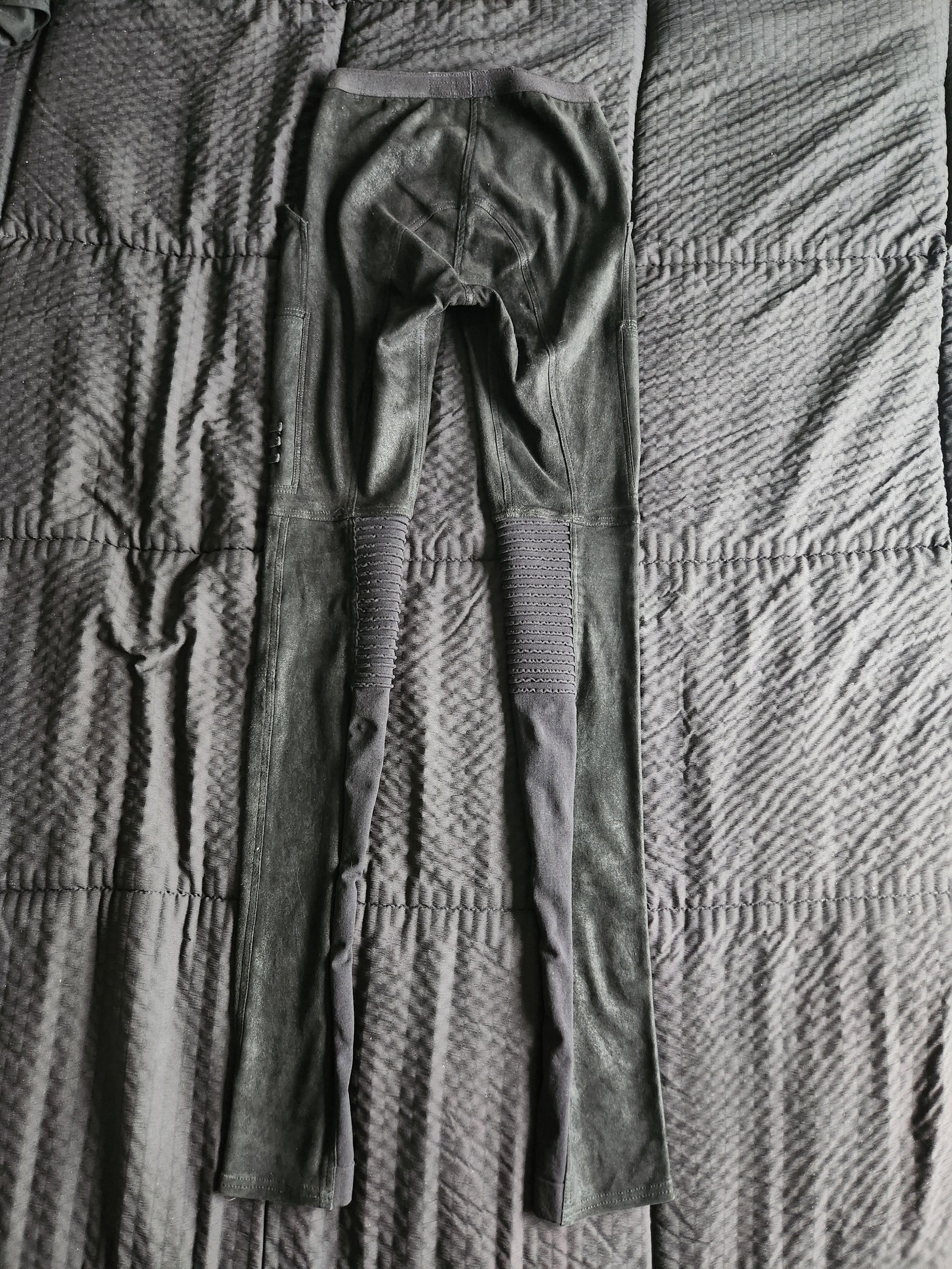 Rick Owens Sphinx F/W15 Lambskin Leather Nagakin Leggings | Grailed