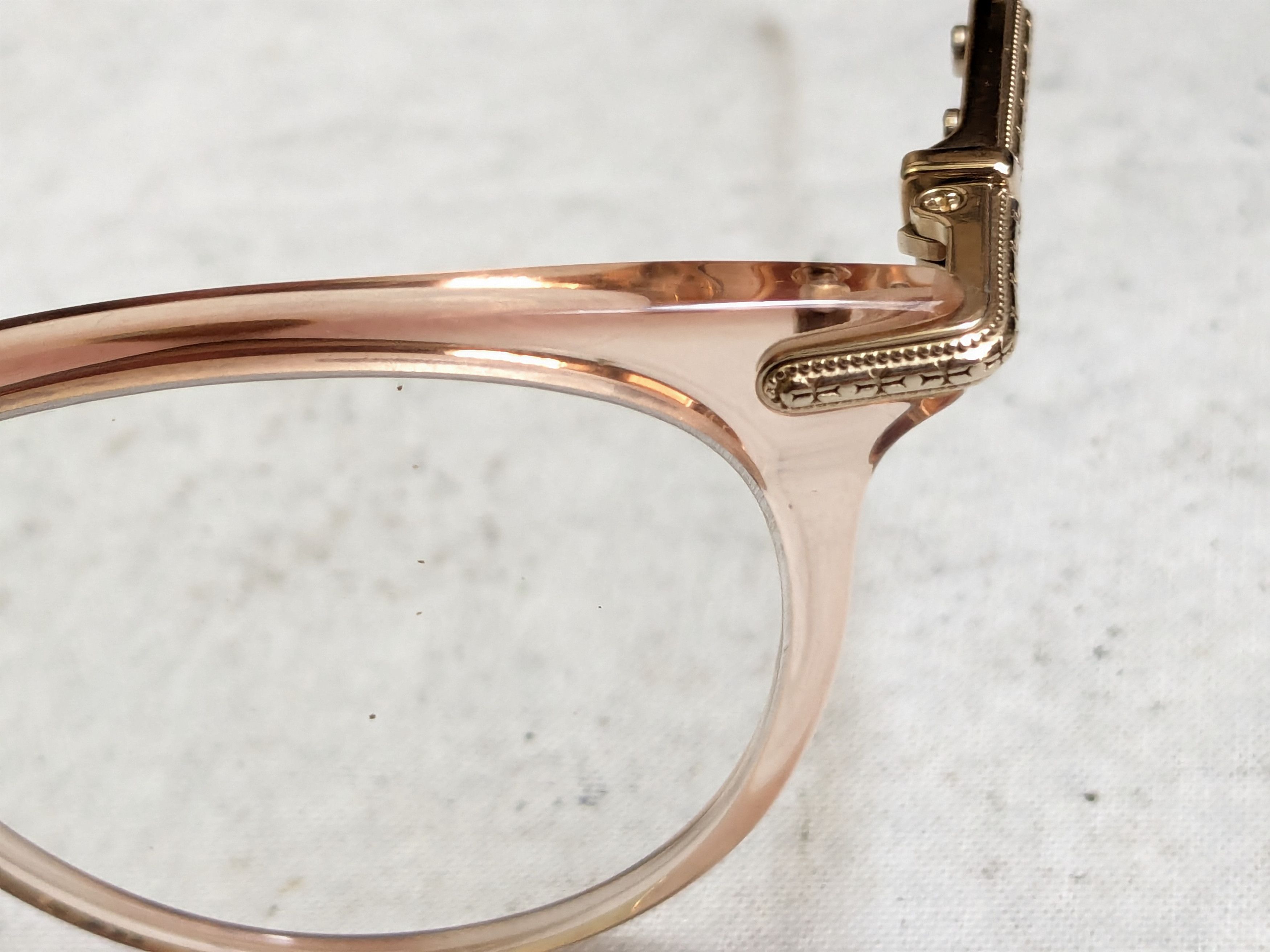 Chrome Hearts Chrome Hearts Jack On Glasses Round Pink Gold Cross Size ONE SIZE - 4 Thumbnail